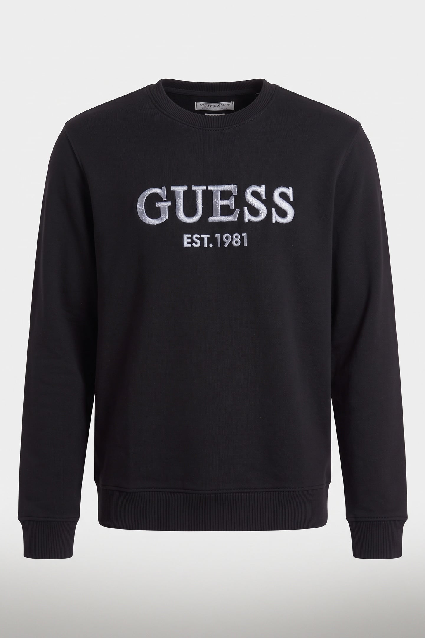 GUESS ECO BEAU CN SWEATSHIRT JET BLACK A996 3