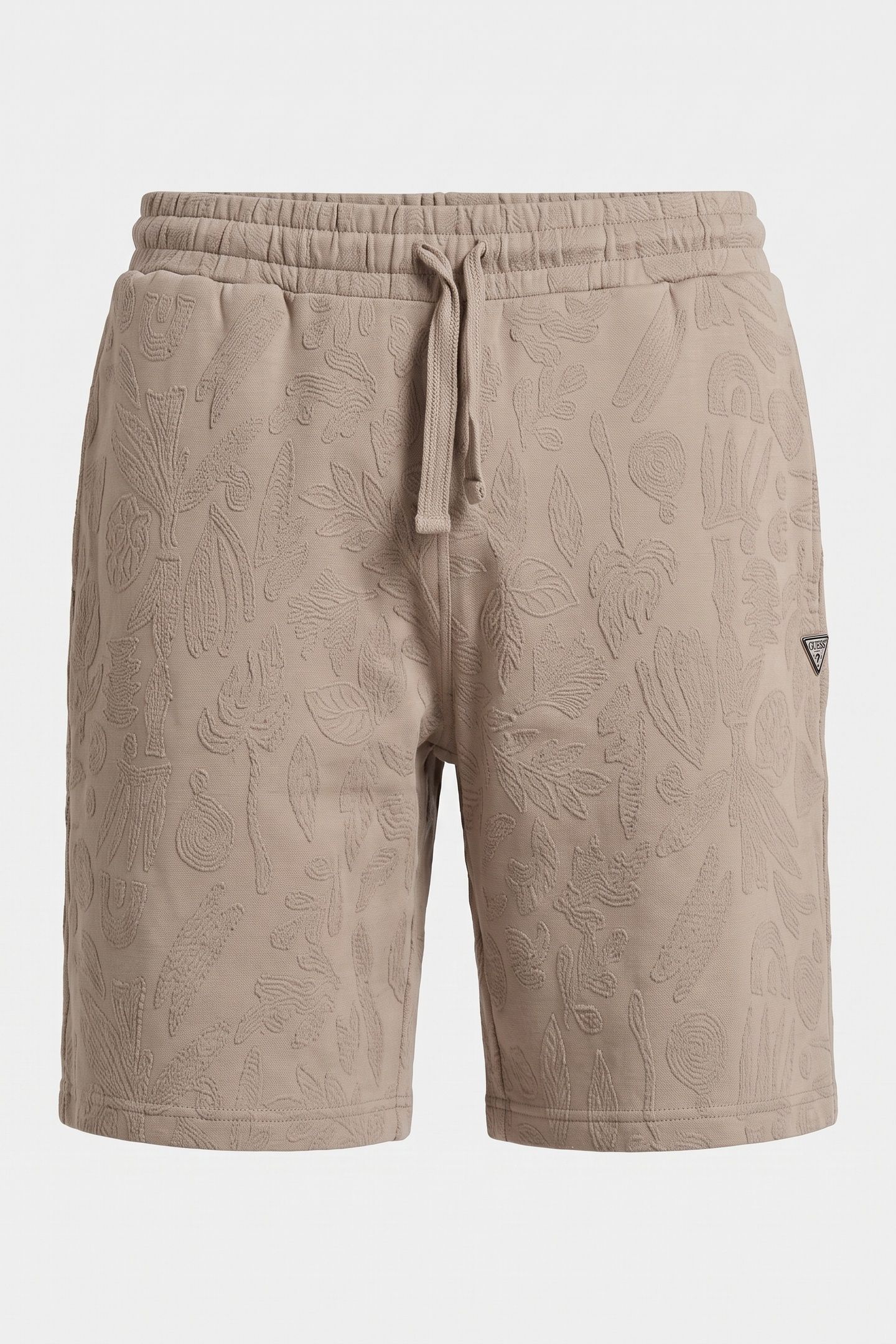 GUESS ECO JACQUARD SHORTS TRADITIONAL KHAKI PR 3