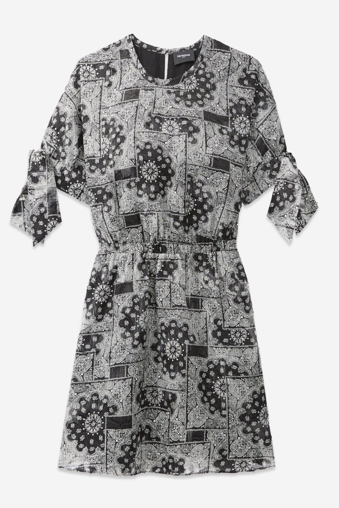 SHORT SQUARE-SHAPED DRESS BLACK 5