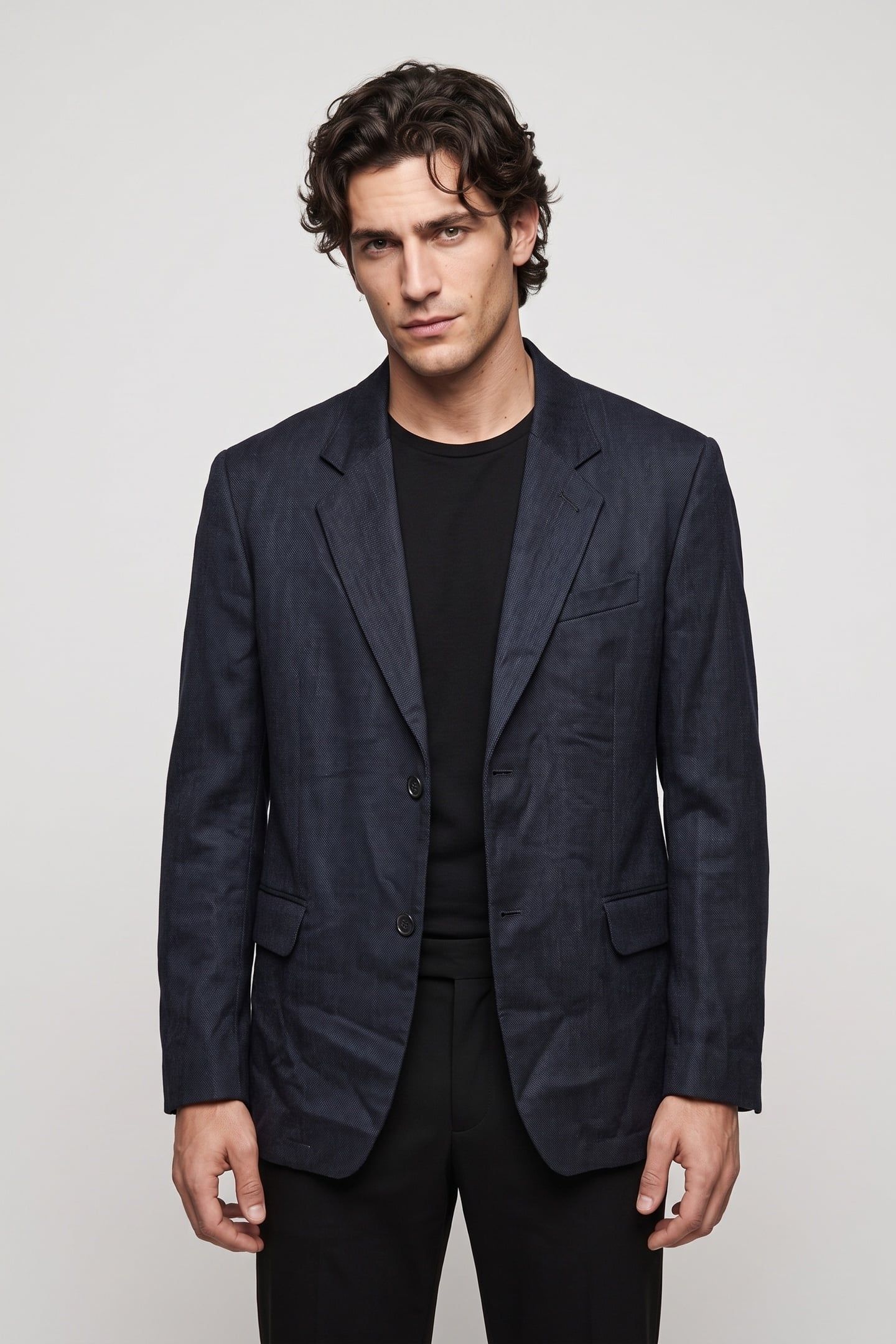 DENNIS LEOMASTER COTTON HEMP BLUE 1
