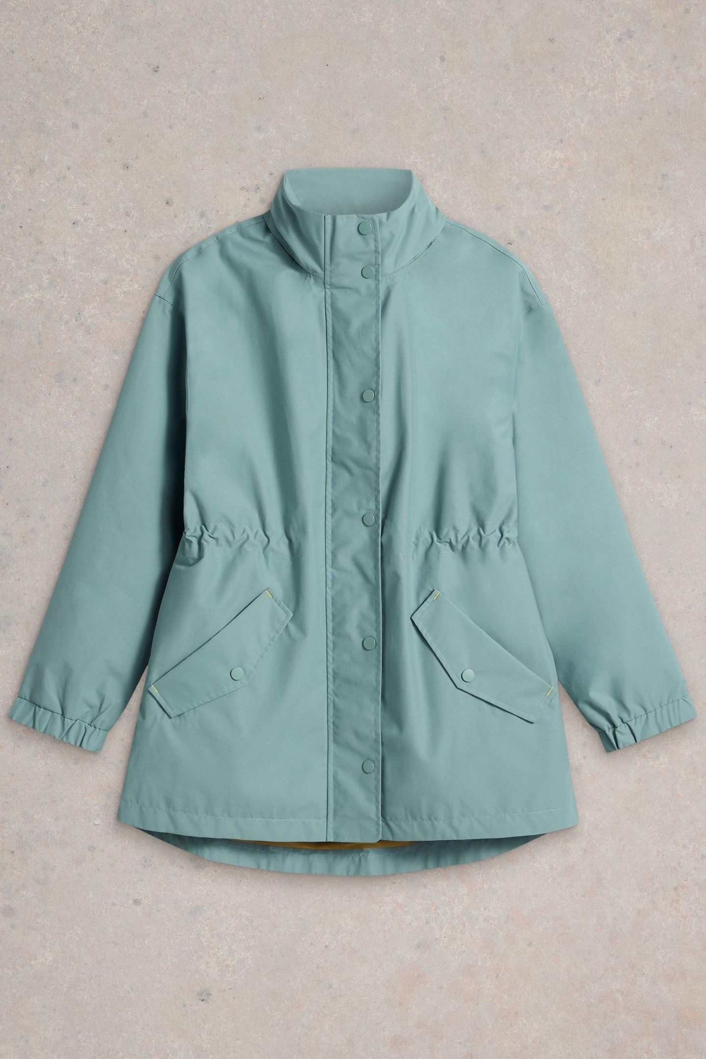LEXI WATERPROOF COAT DUSTY BLUE 4