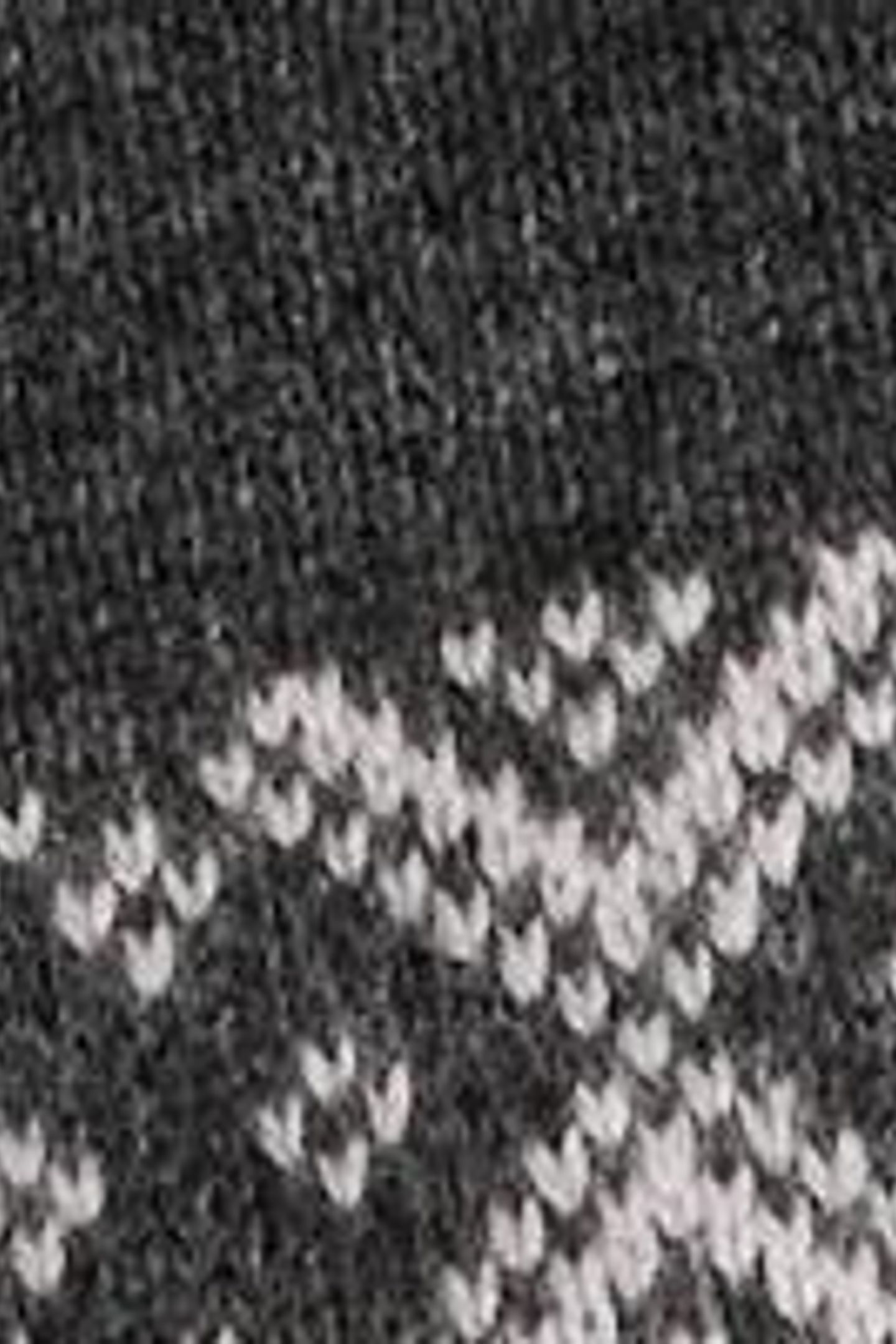 MONOCHROME FAIRISLE JUMPER GREY MULTI 6