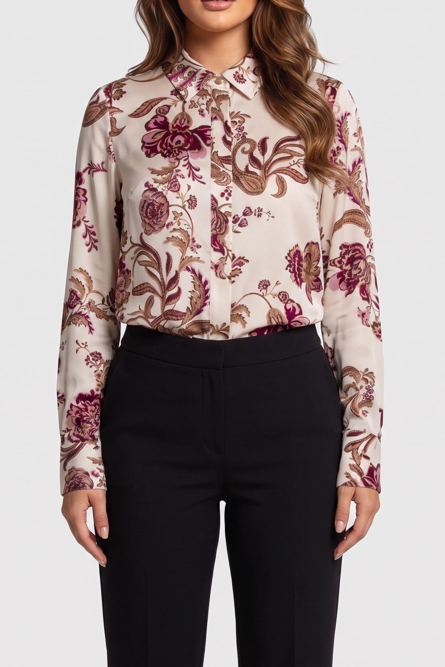 NEW MELISSA SHIRT FLORAL PAYSLEY ICE C 1