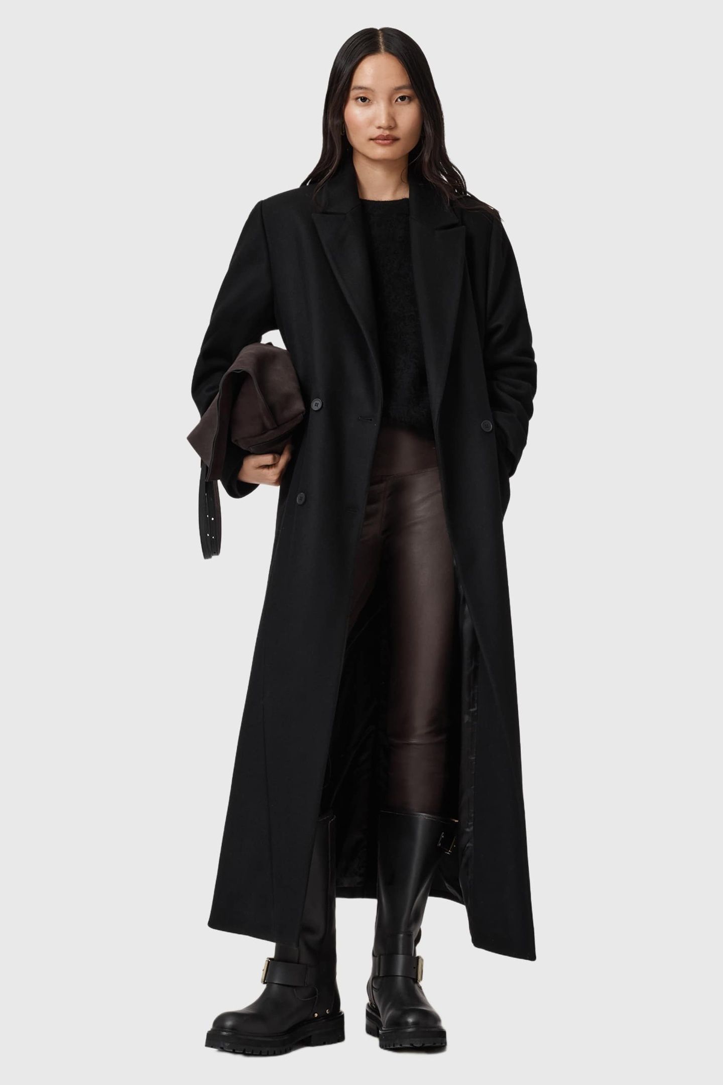 CORA LEATHER LEGGING BITTER BROWN 3