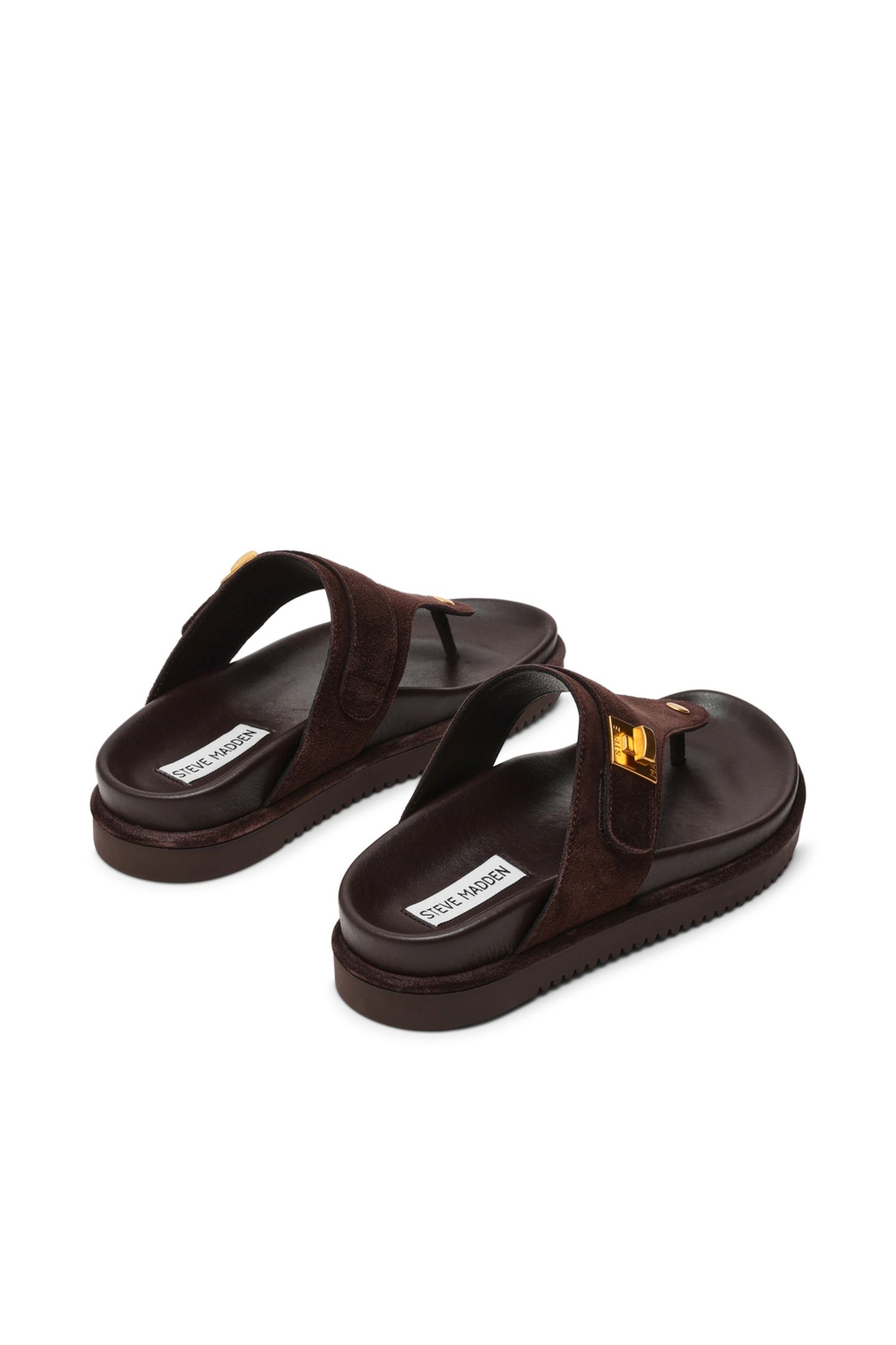 TUNED-IN SANDALS CHOCOLATE BROWN SUEDE 2
