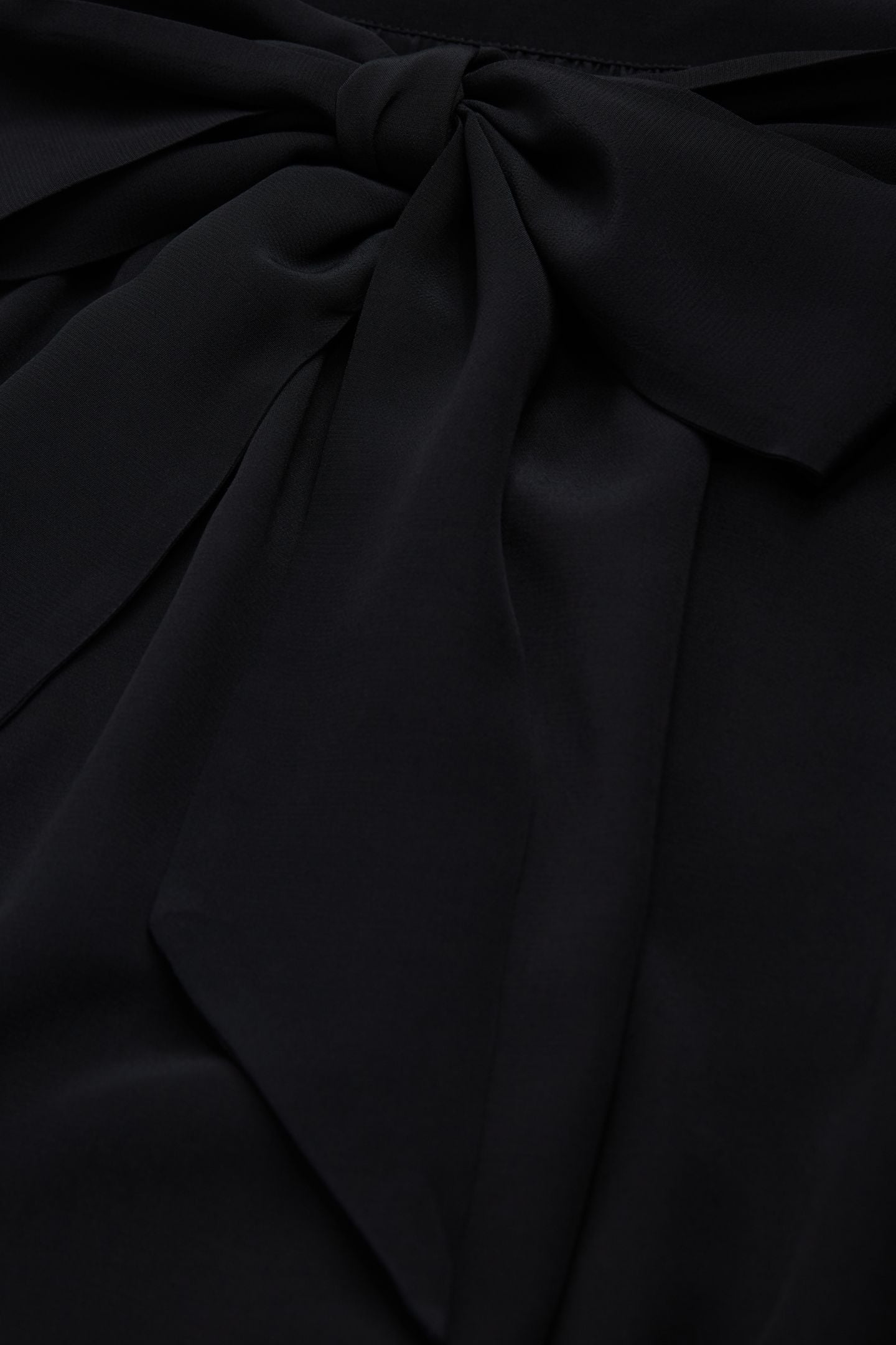 LONG TIED SKIRT BLACK 7