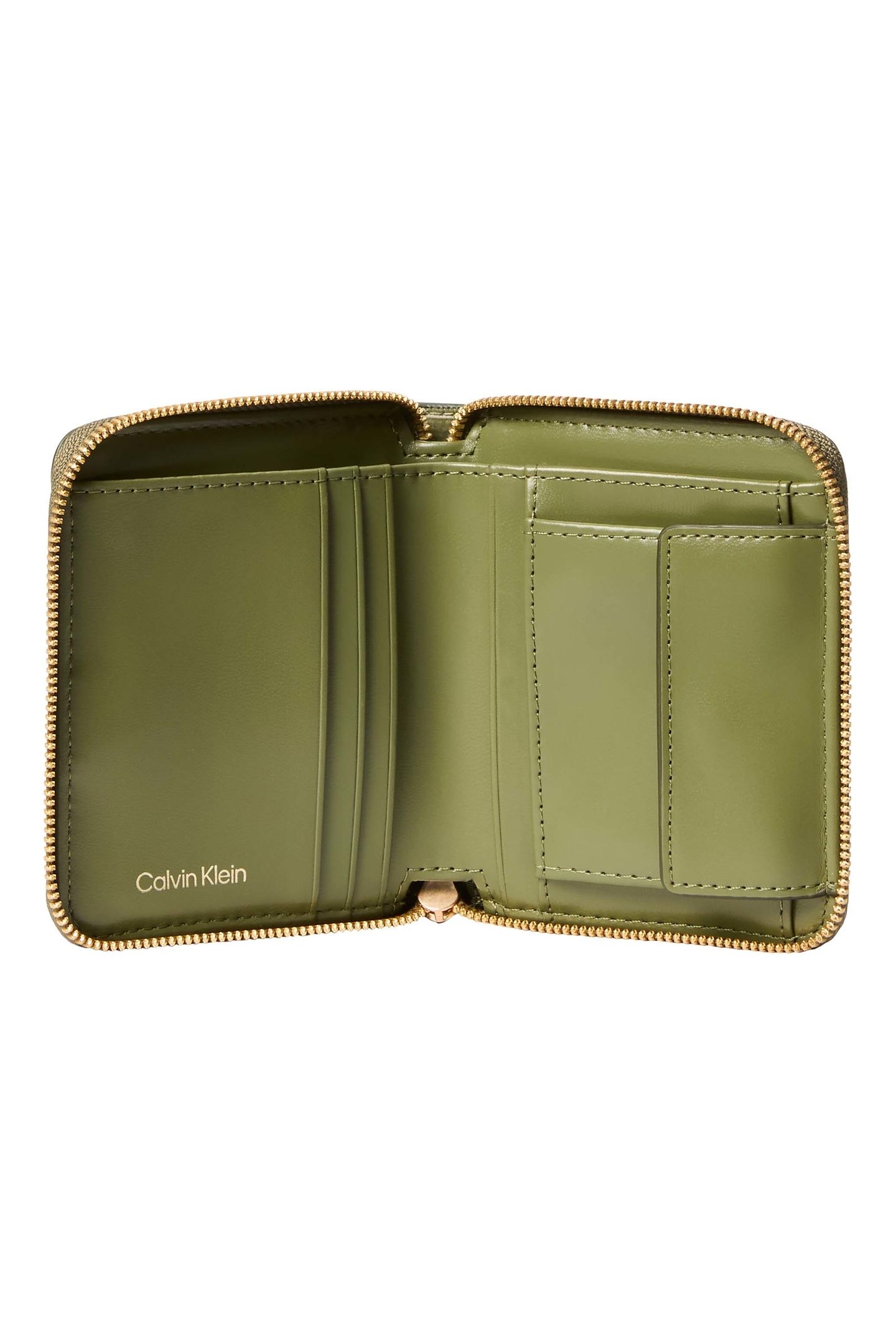 EMBLEM AOP SQUARE WALLET OLIVINE AOP 2