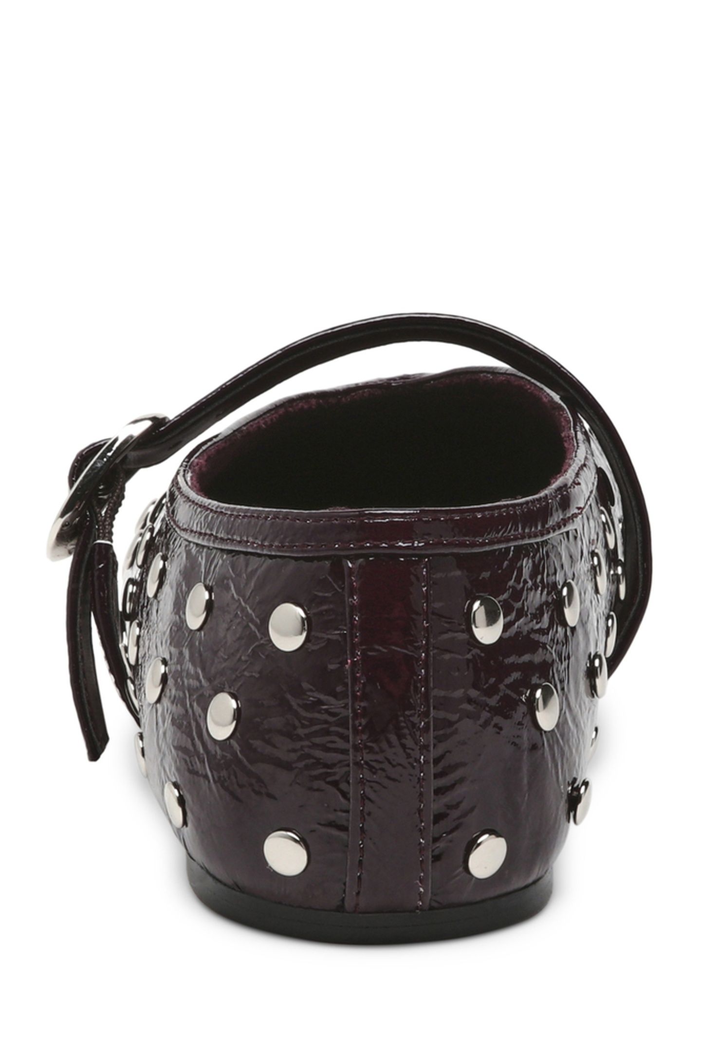 ARCHER FLAT SHOES CHERRY LACQ LEATHER 5