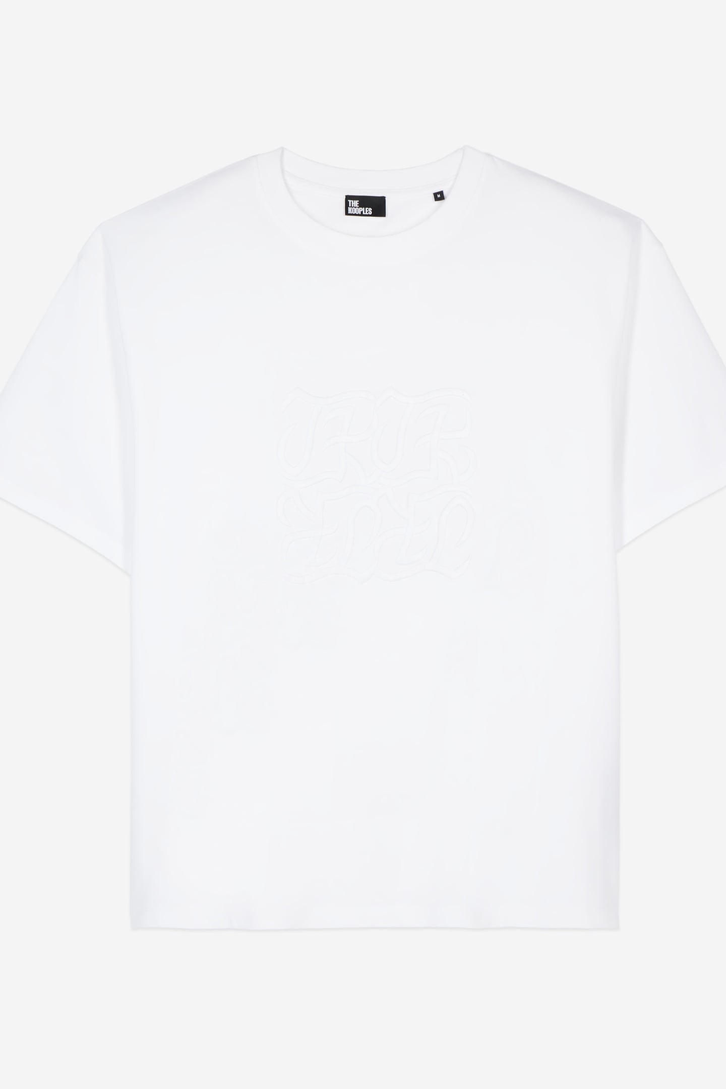 SHORT-SLEEVED T-SHIRT WITH TK CHEST EMBROIDERY WHITE 5
