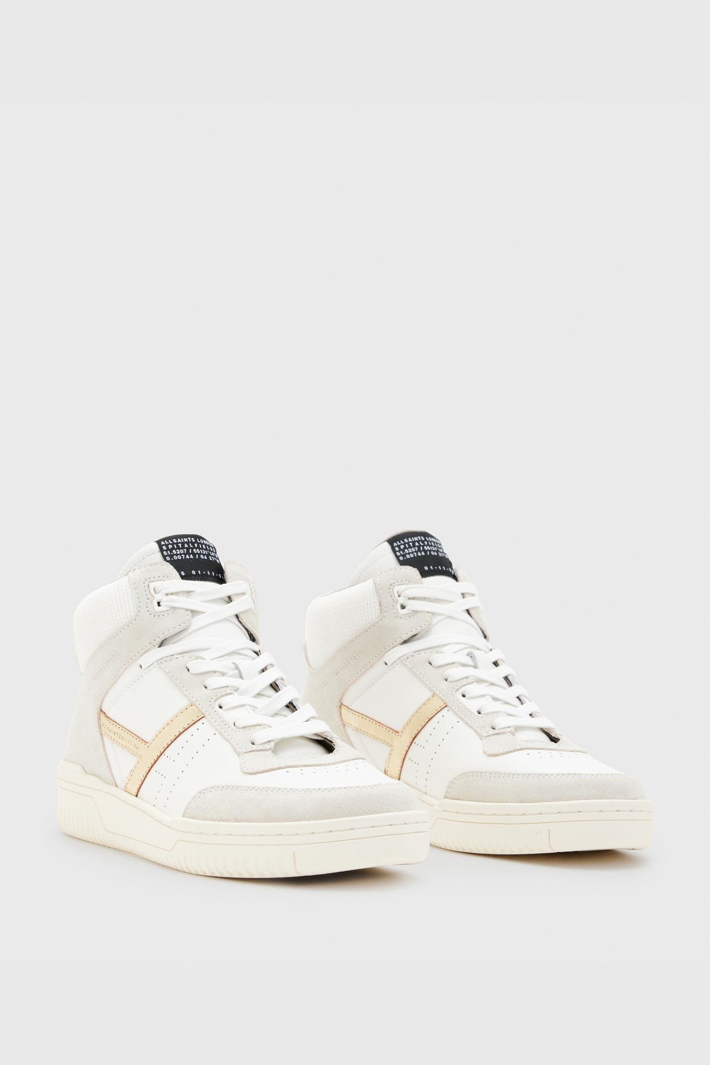 PRO SUEDE HIGH TOP WHITE/GOLD 2