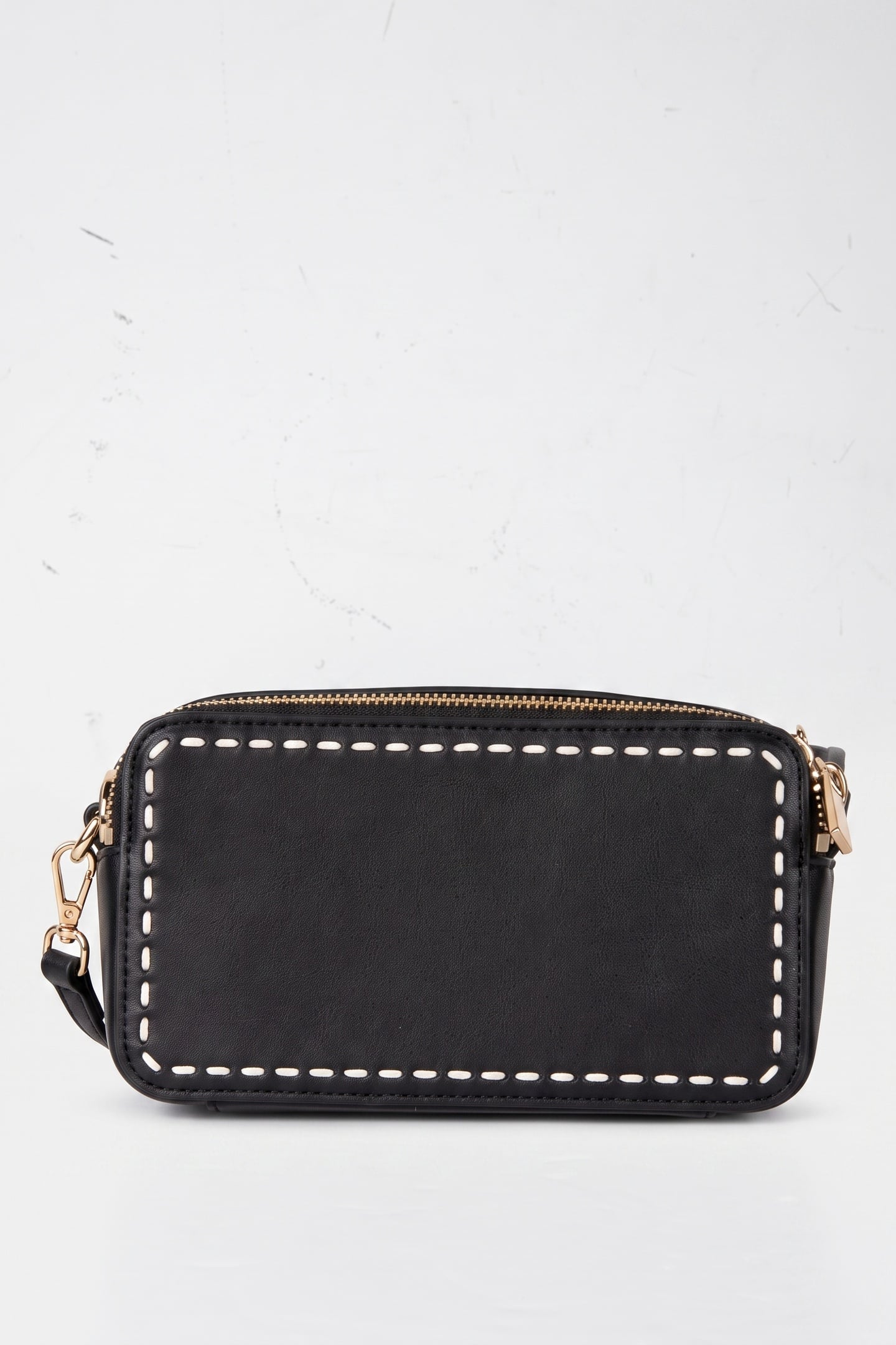 SMALL DOUBLE ZIP CAMRA CROSSBODY BLACK 3