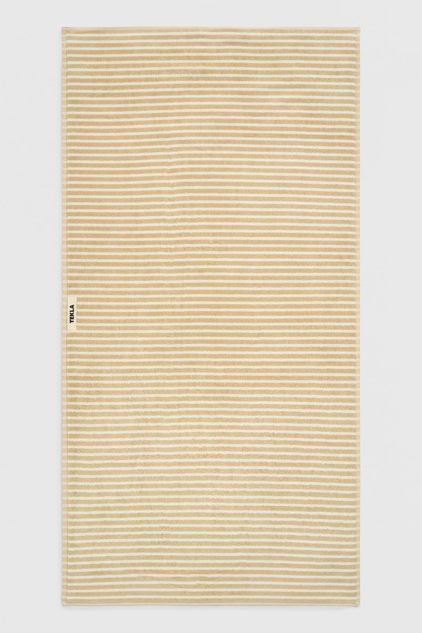 UNISEX WASHCLOTH TOWEL IVORY STRIPES 4