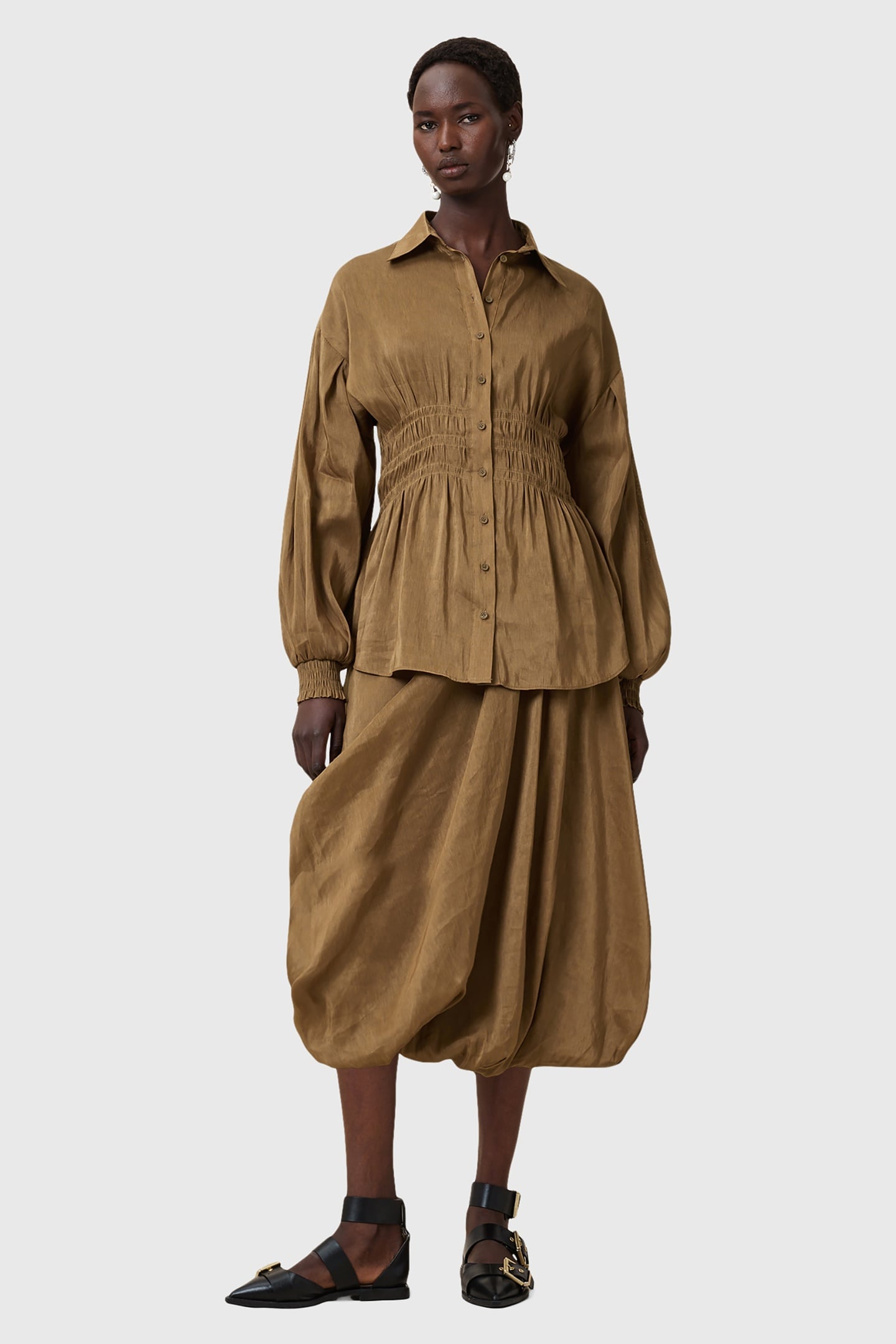 STACI SHIRT BREEN BROWN 1
