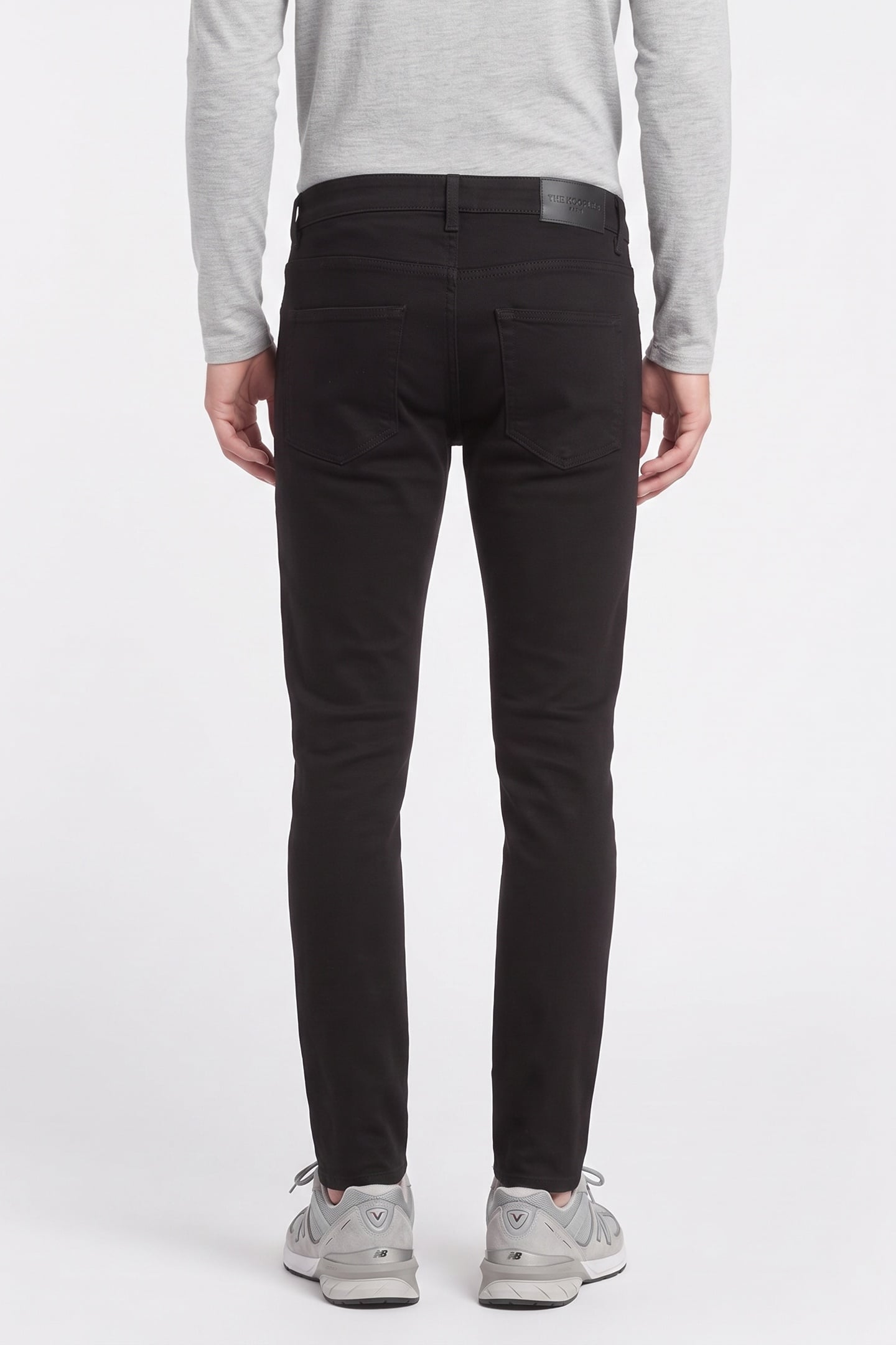 SLIM BLACK DENIM JEANS BLACK BRUT 2
