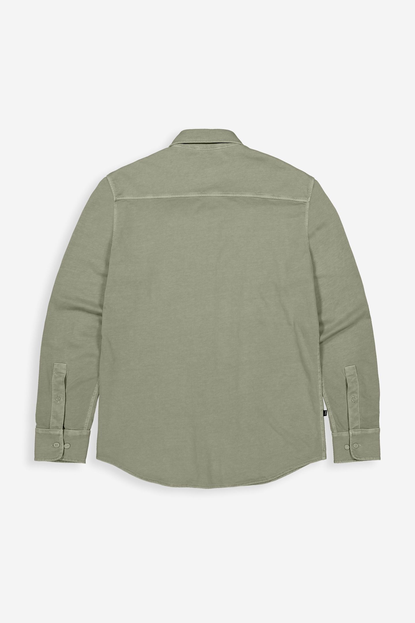 AIDAN PEACHED JERSEY SHIRT DK. GRANITE GREEN 4