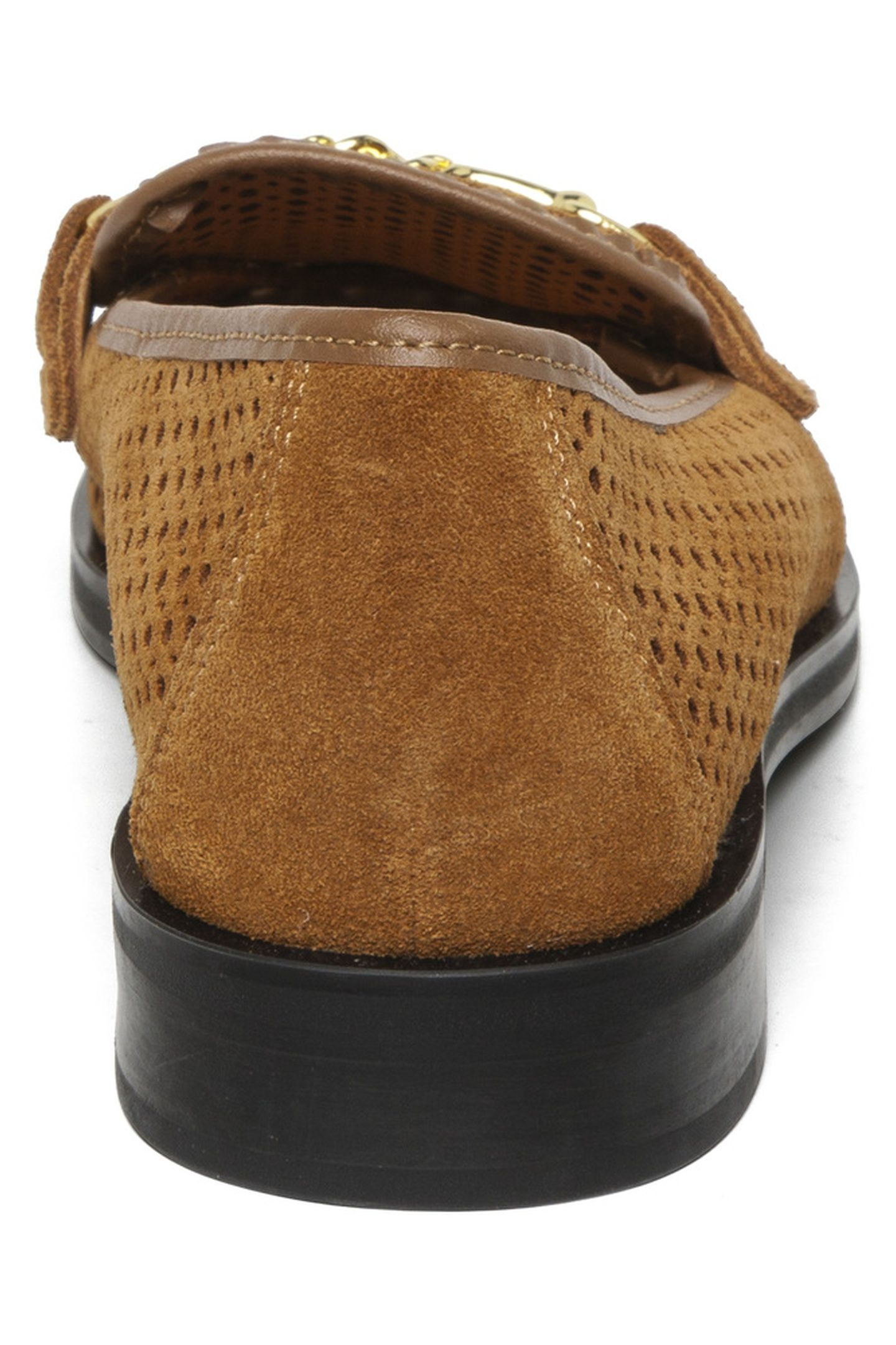 NAFISA FLAT SHOES TAN SUEDE 4