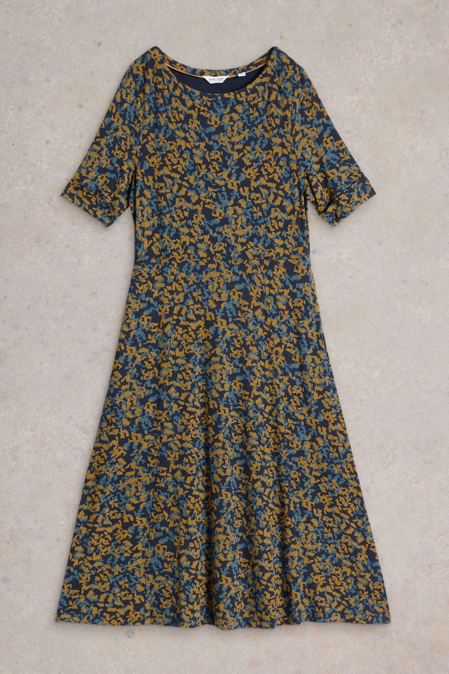 MILLIE JERSEY DRESS NAVY PRINT 5