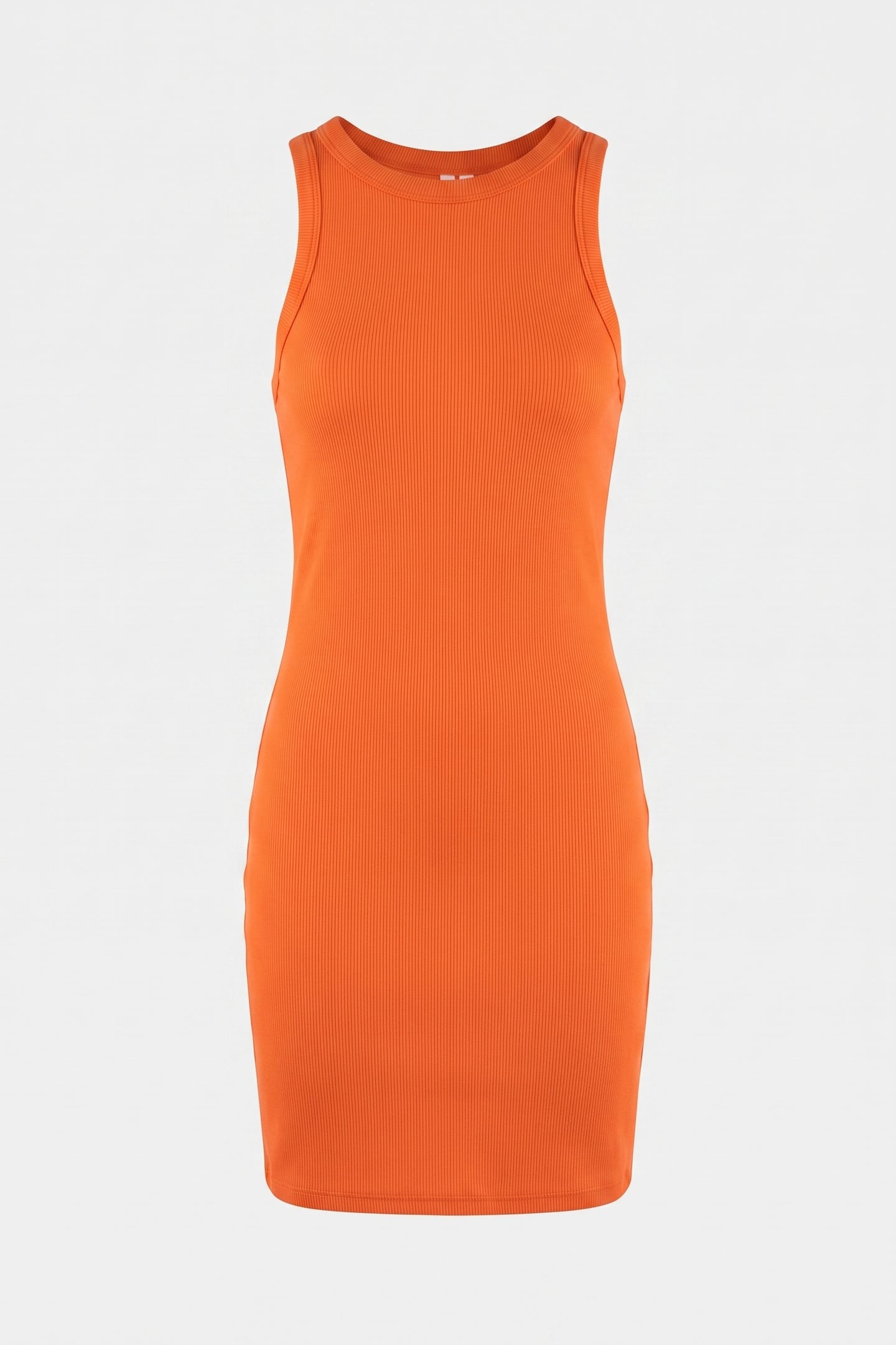 NAHARA COTTON RIB DRESS ORANGE 3