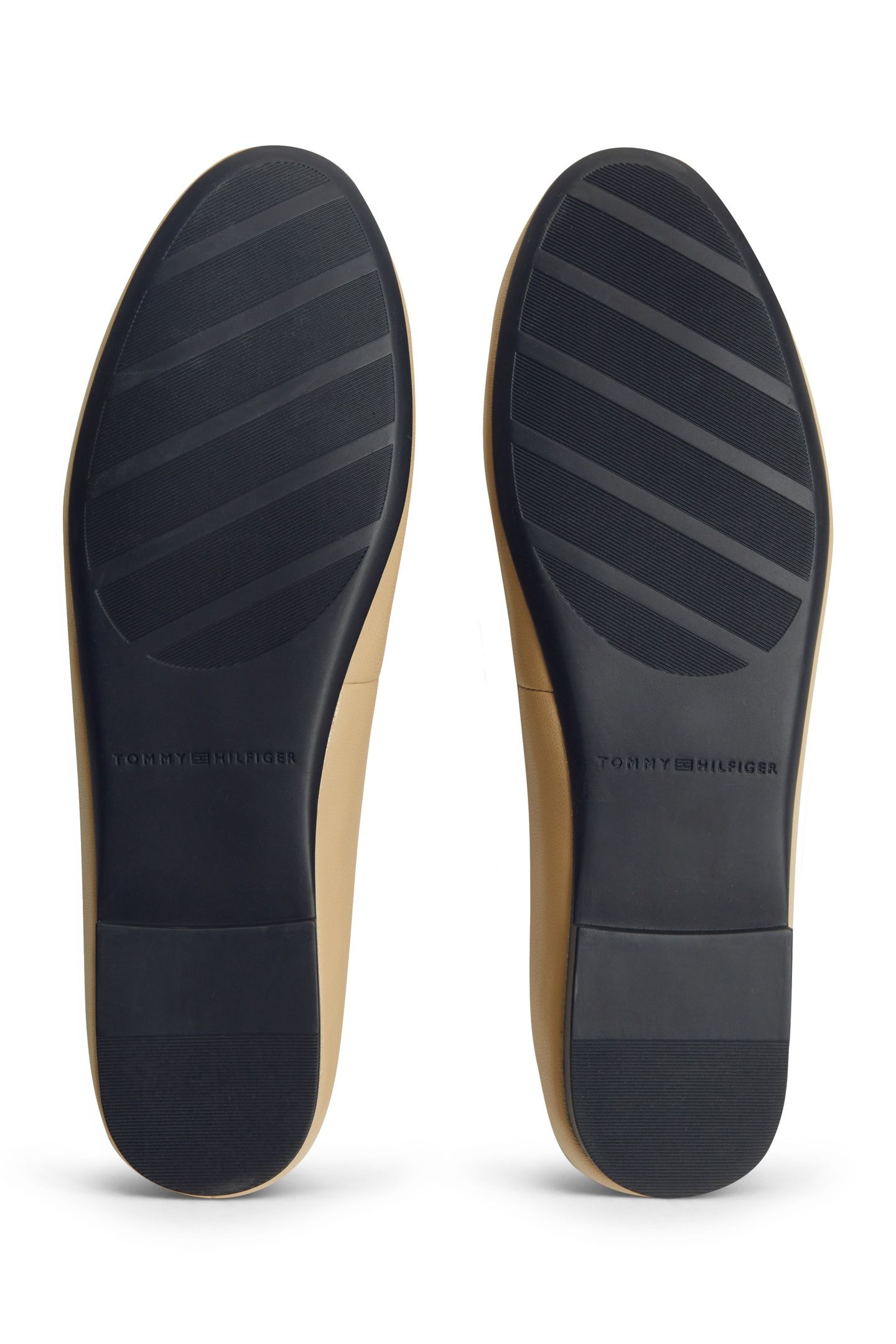TH PLATE LEATHER BALLERINAS DESERT 6