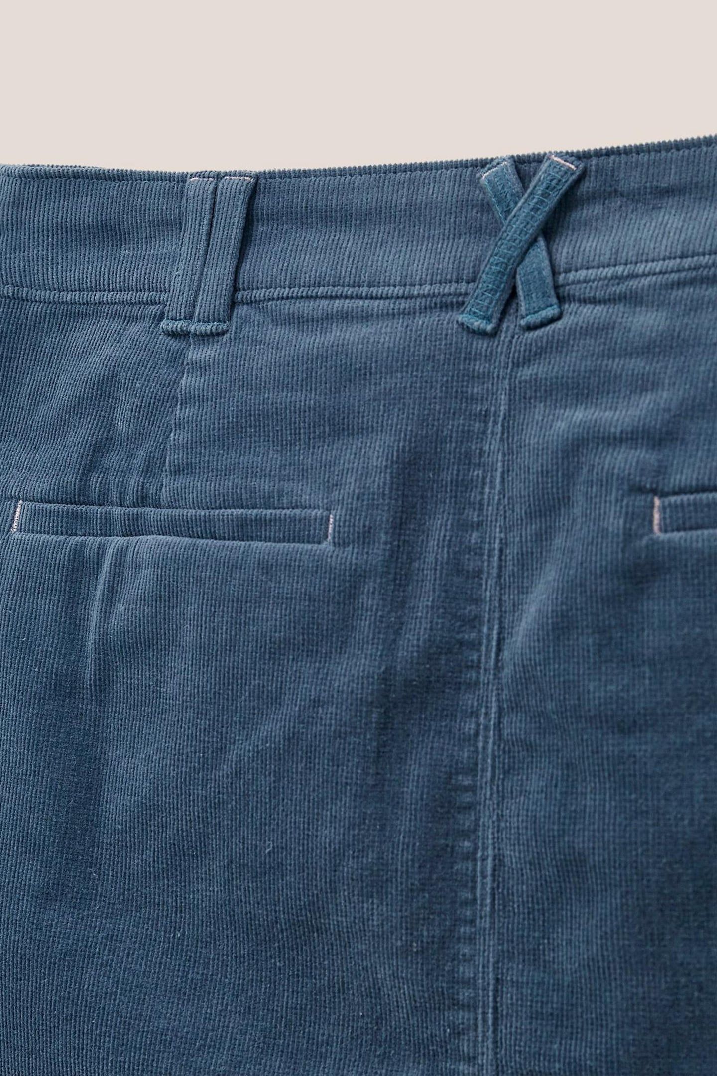 MELODY  CORD SKIRT  BLUE 7