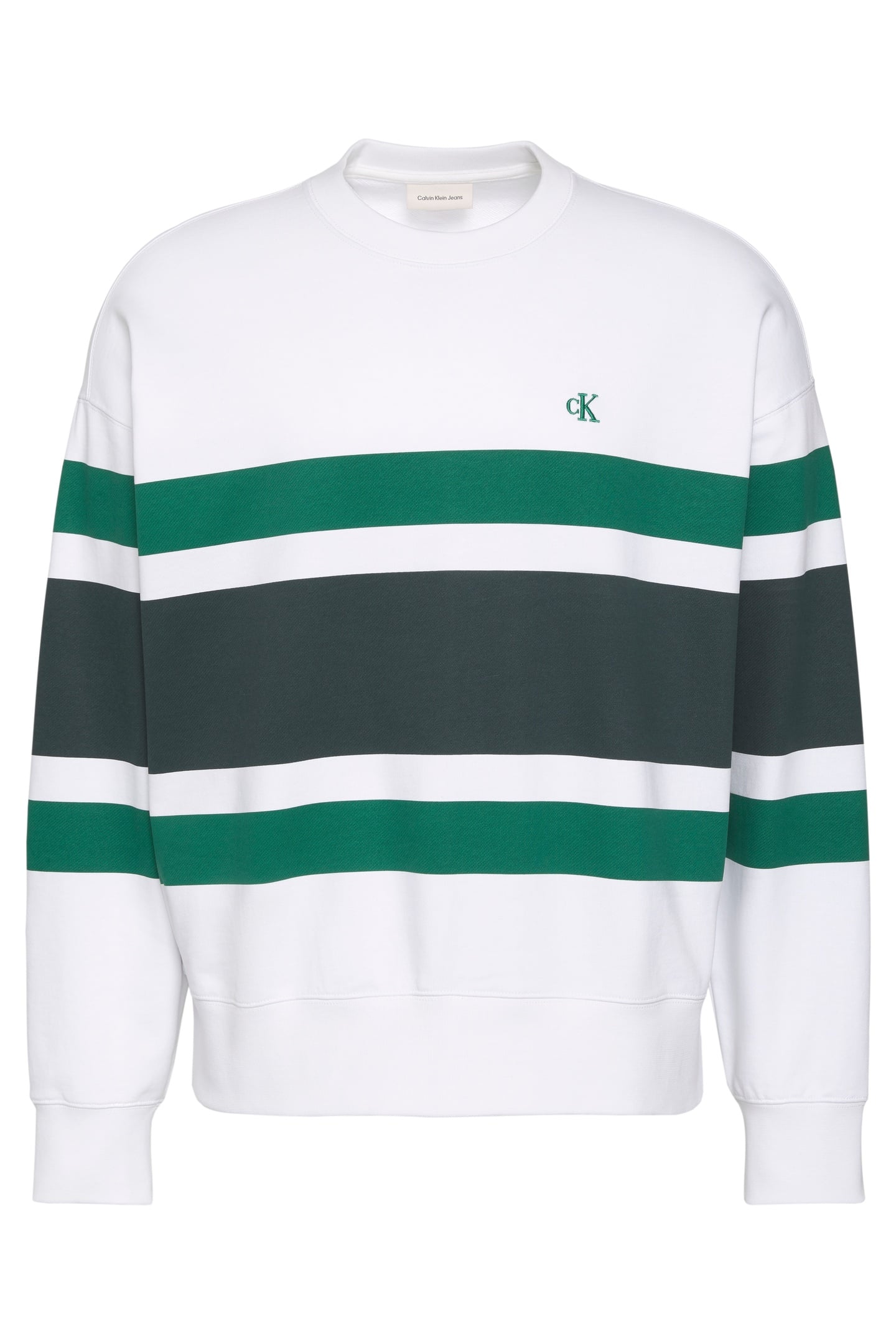 LONG SLEEVE PREMIUM TERRY BLOCK BRIGHT WHITE 4