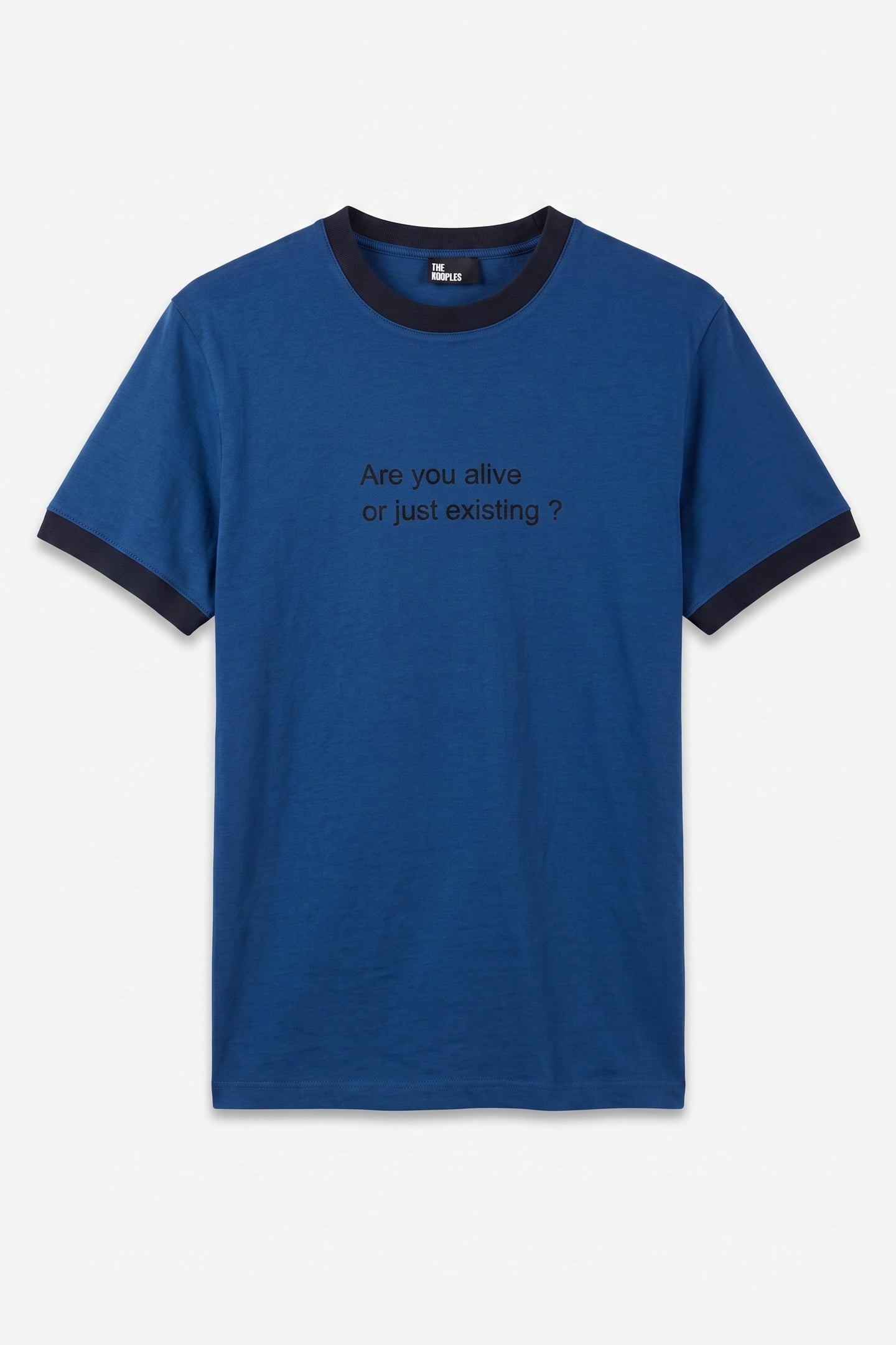 SHORT-SLEEVED T-SHIRT WITH PRINT ON THE FRONT BLUE BRUT 5
