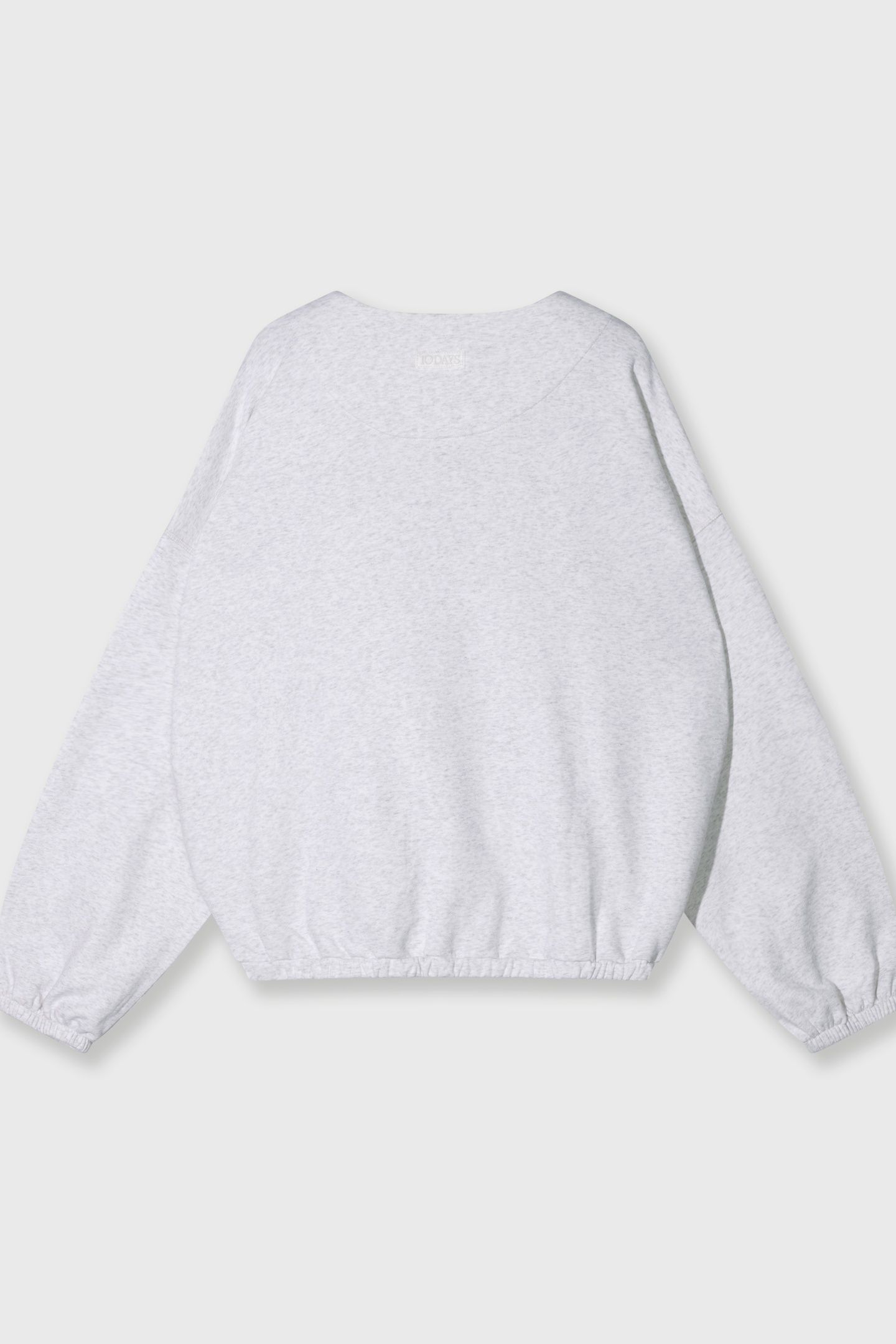 DANCE SWEATER TAPE WHITE GREY MELEE 5