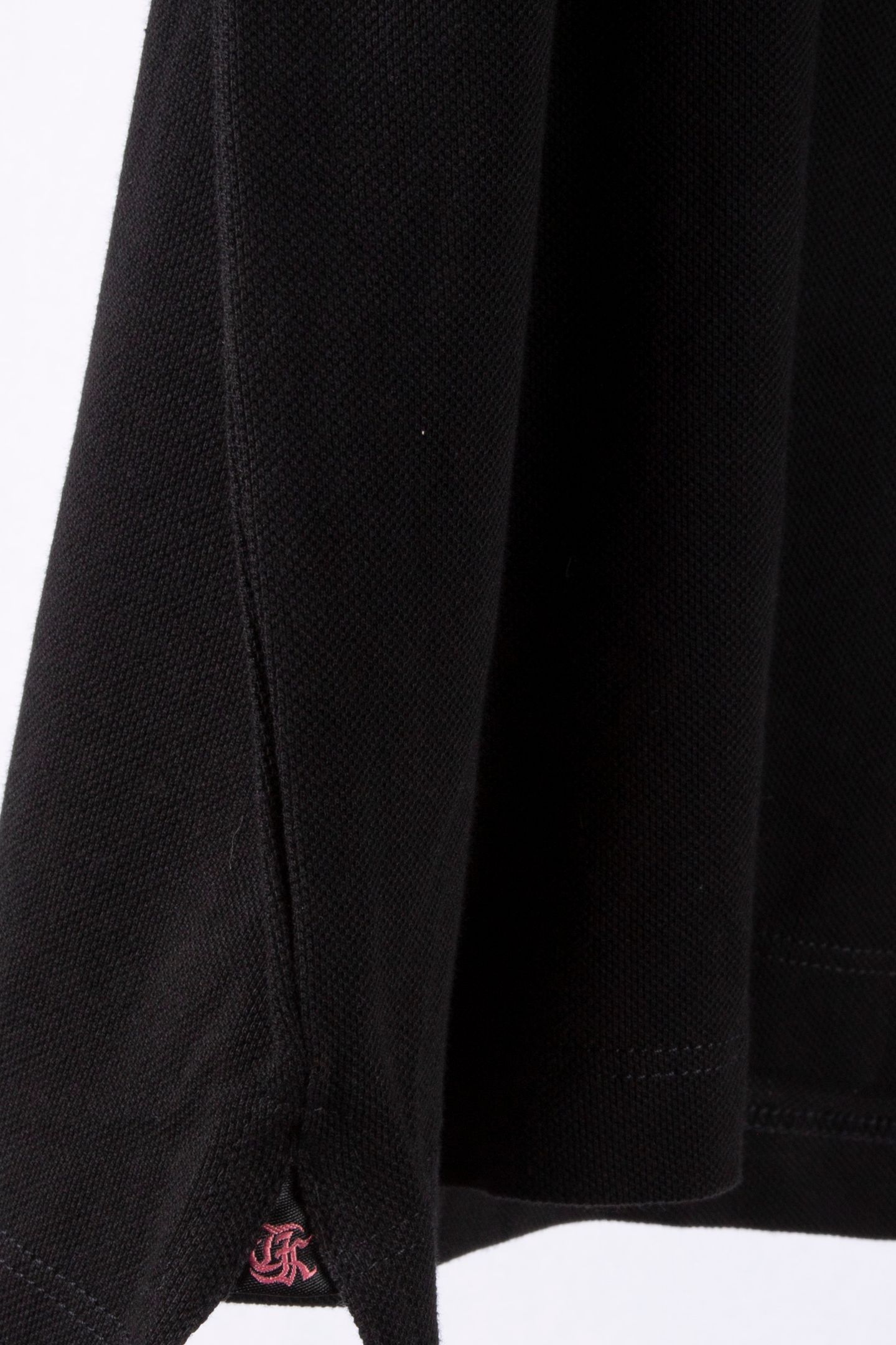 SHORT-SLEEVED POLO SHIRT WITH EMBROIDERED CREST NOIR ROSE 5