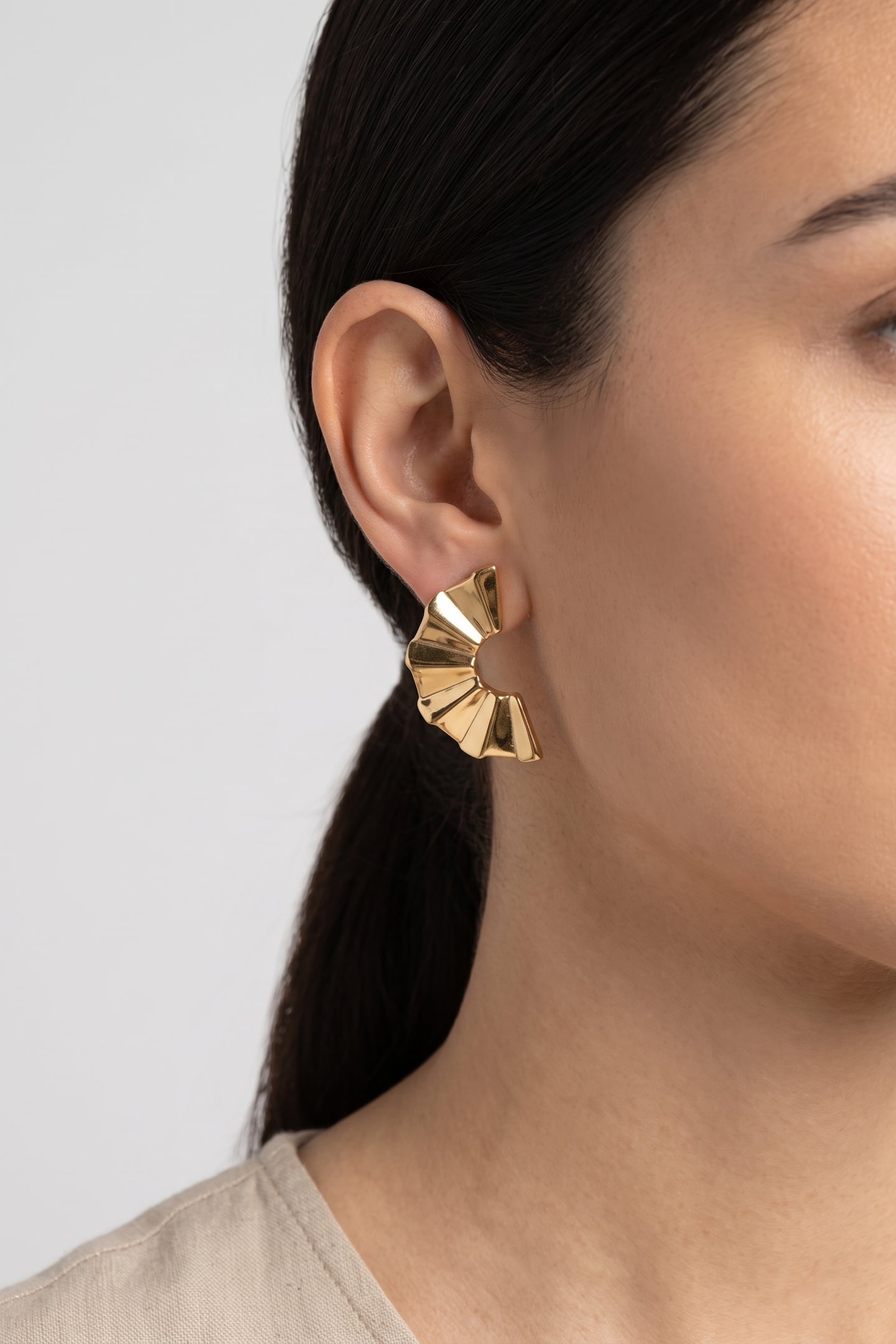 FAN OHRRINGE GOLD 1