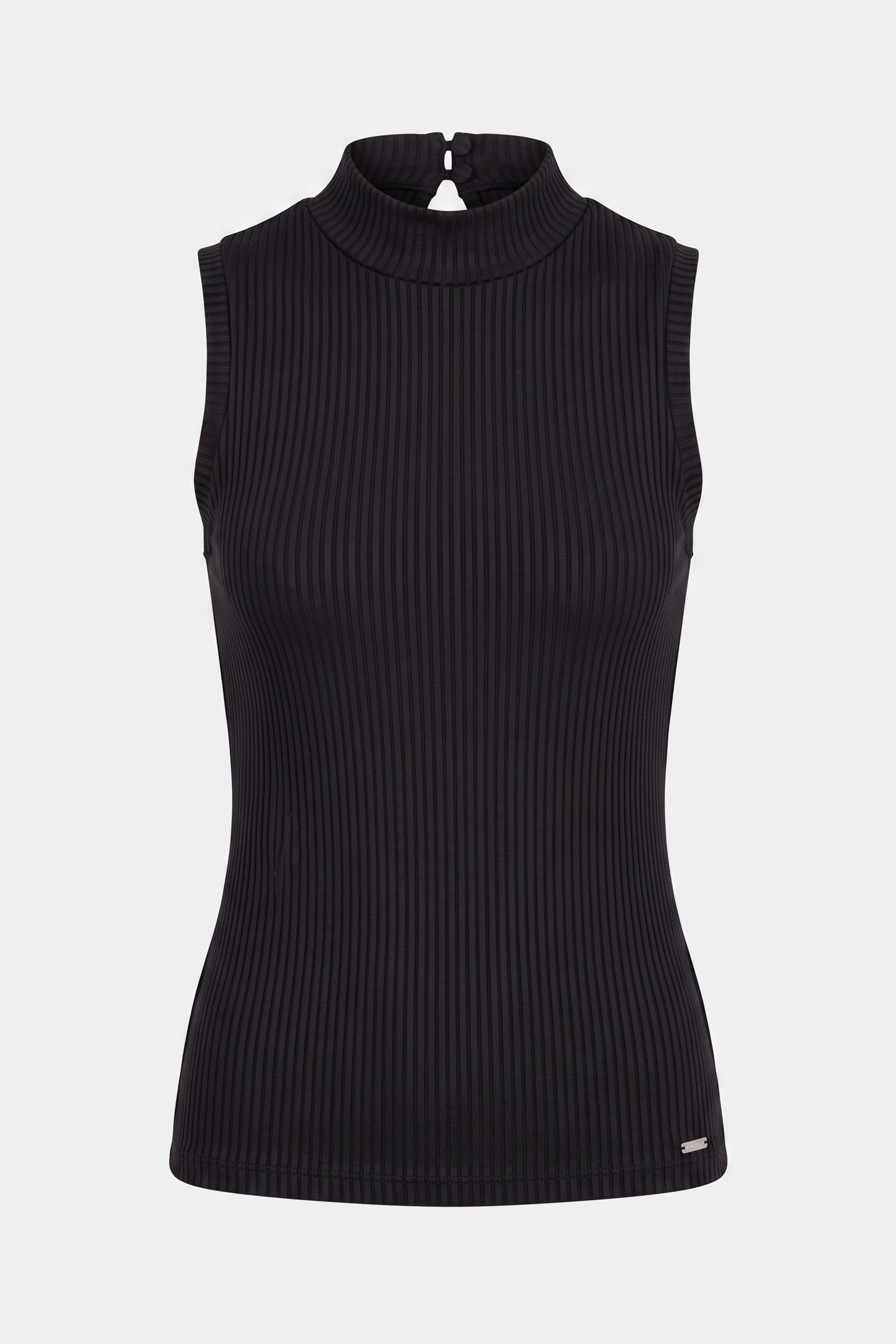 GUESS ECO EVE SL TN RIB TOP JET BLACK A996 3
