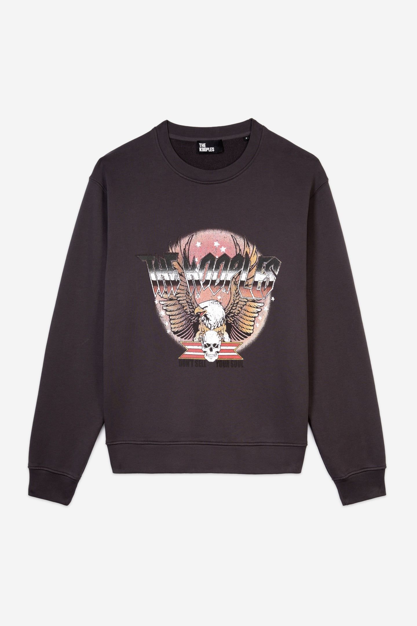 SWEATSHIRT WITH EAGLE PRINT CARBONE 4