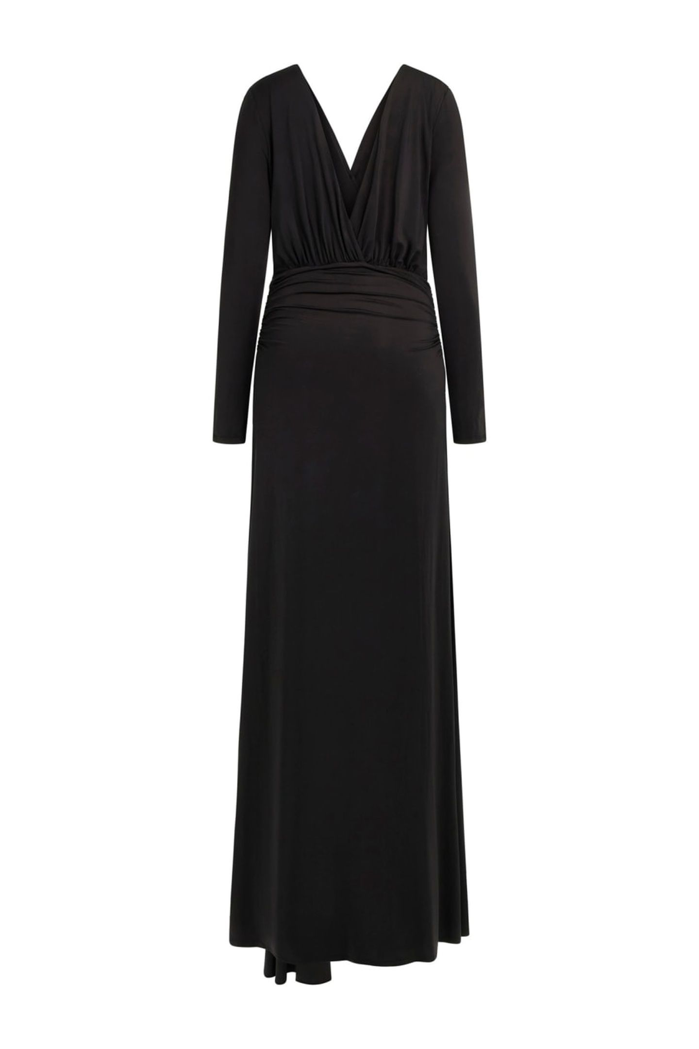 OLIVIA V NECK LS DRE JET BLACK A996 1