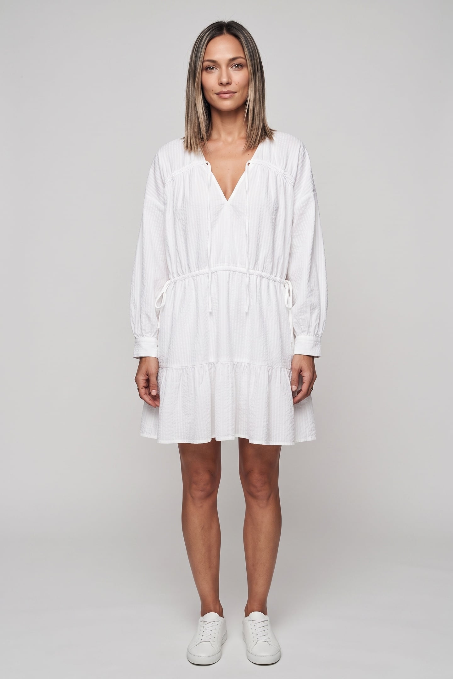 GILIANA DRESS WHITE 1
