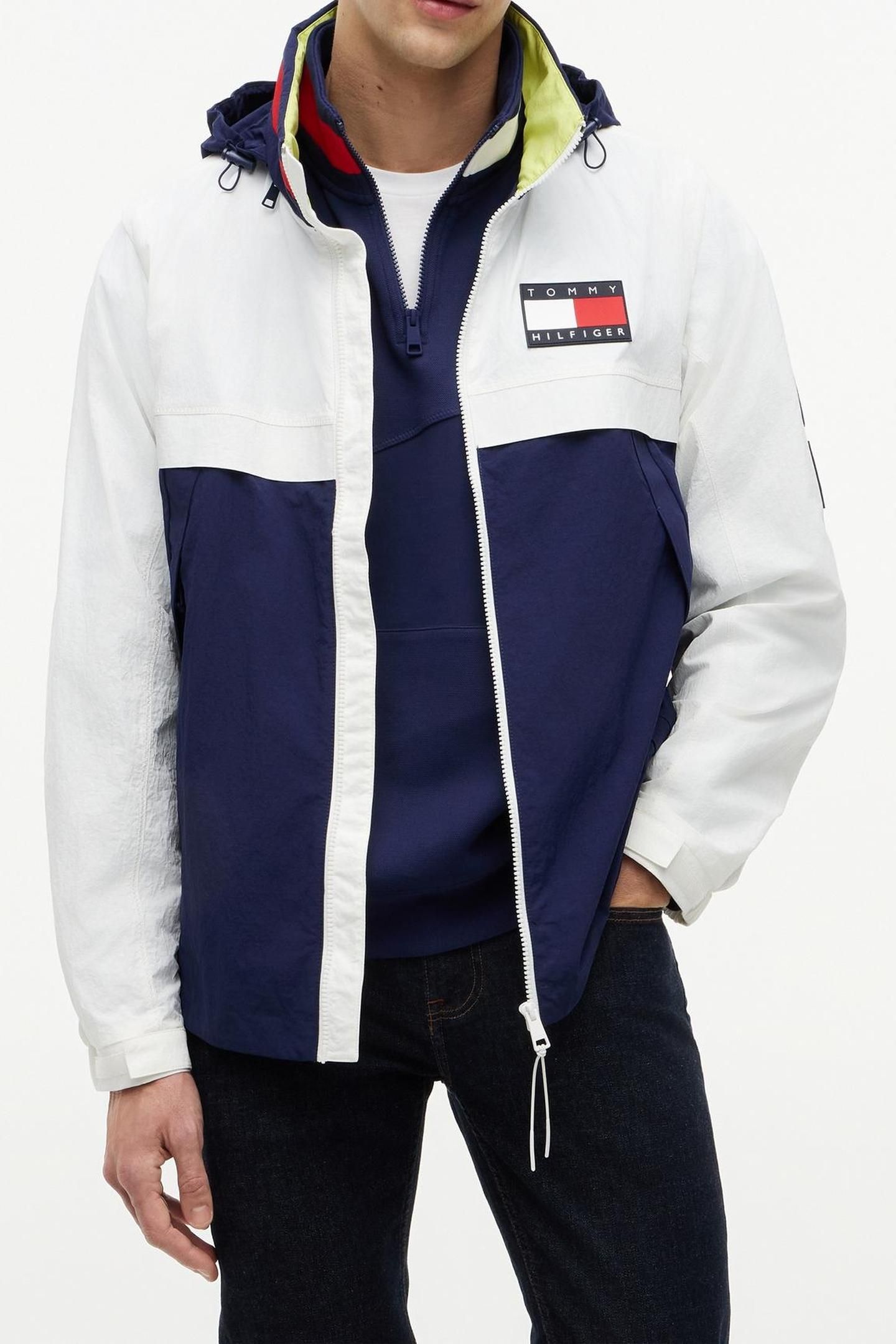 UNISEX US COLORBLOCK ECRU/YALE NAVY 3