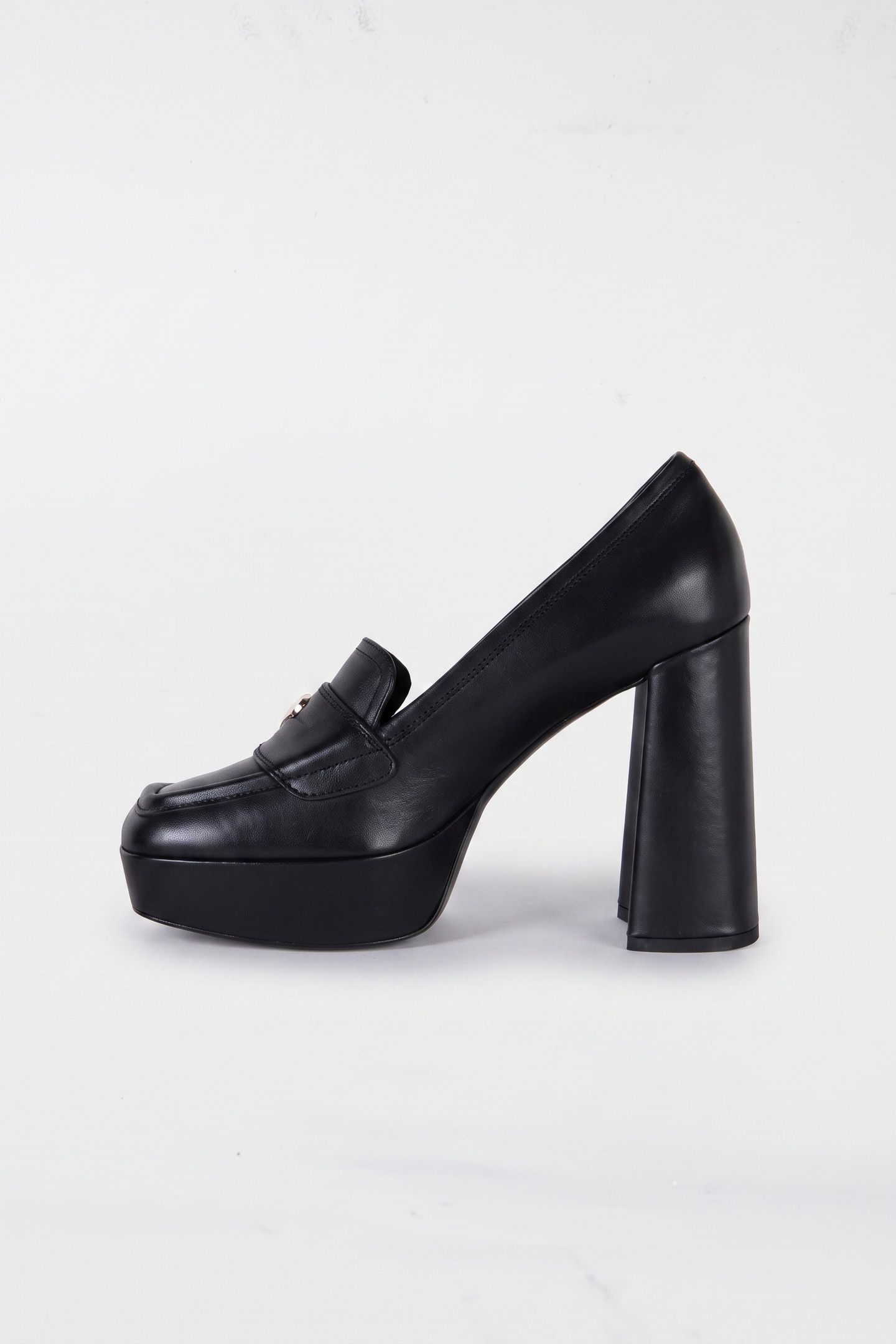 GOATSKIN PUMP BLACK 2