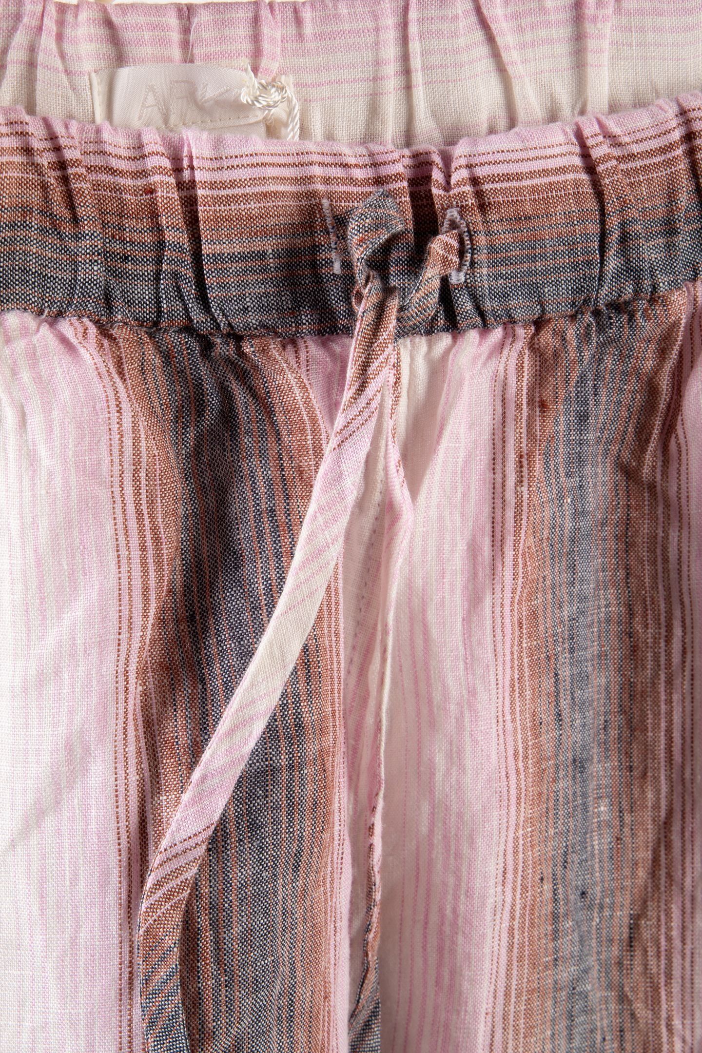 LUDVIG LINEN TROUSERS PINK 4