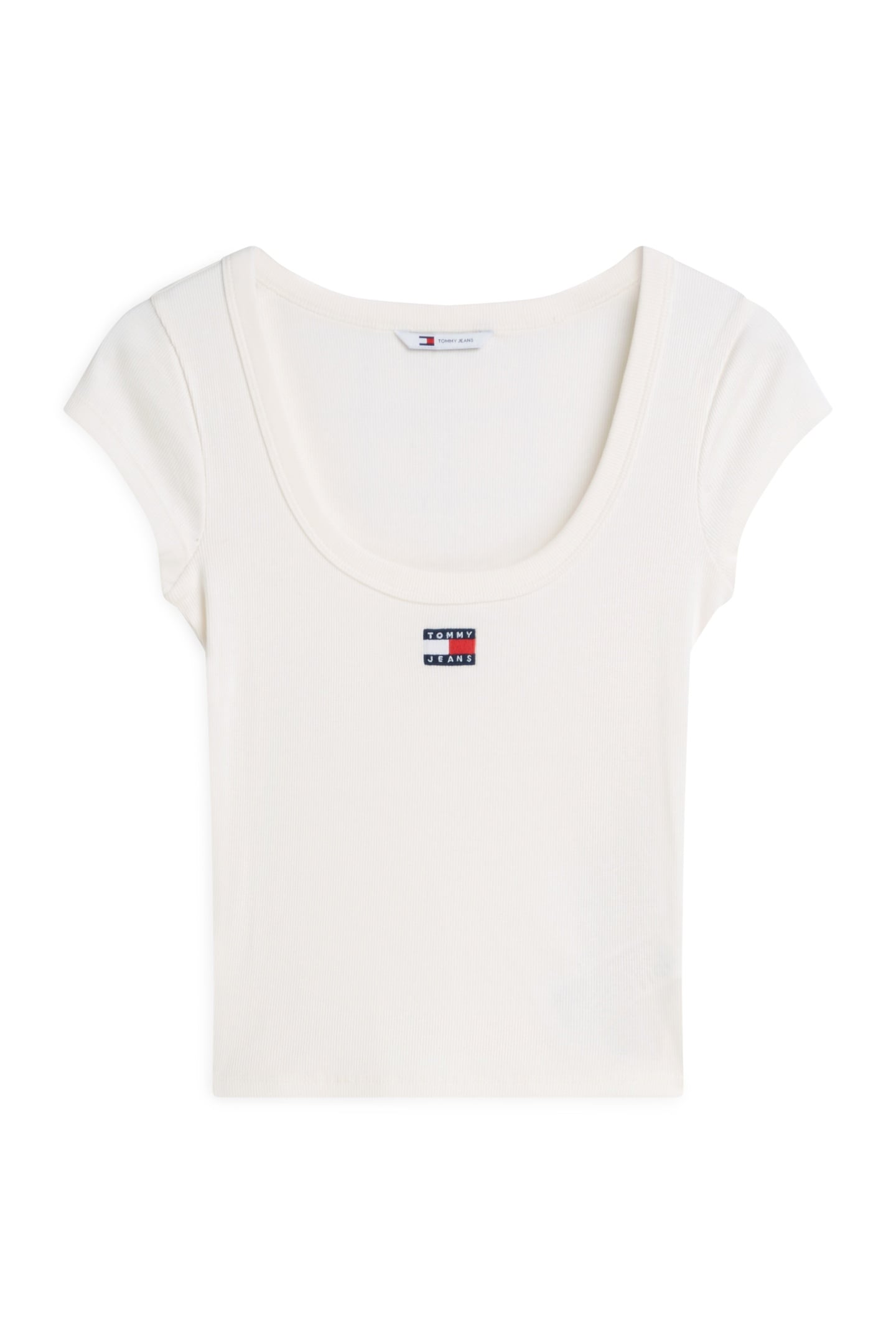 SLIM RIB BADGE TEE ANCIENT WHITE 4