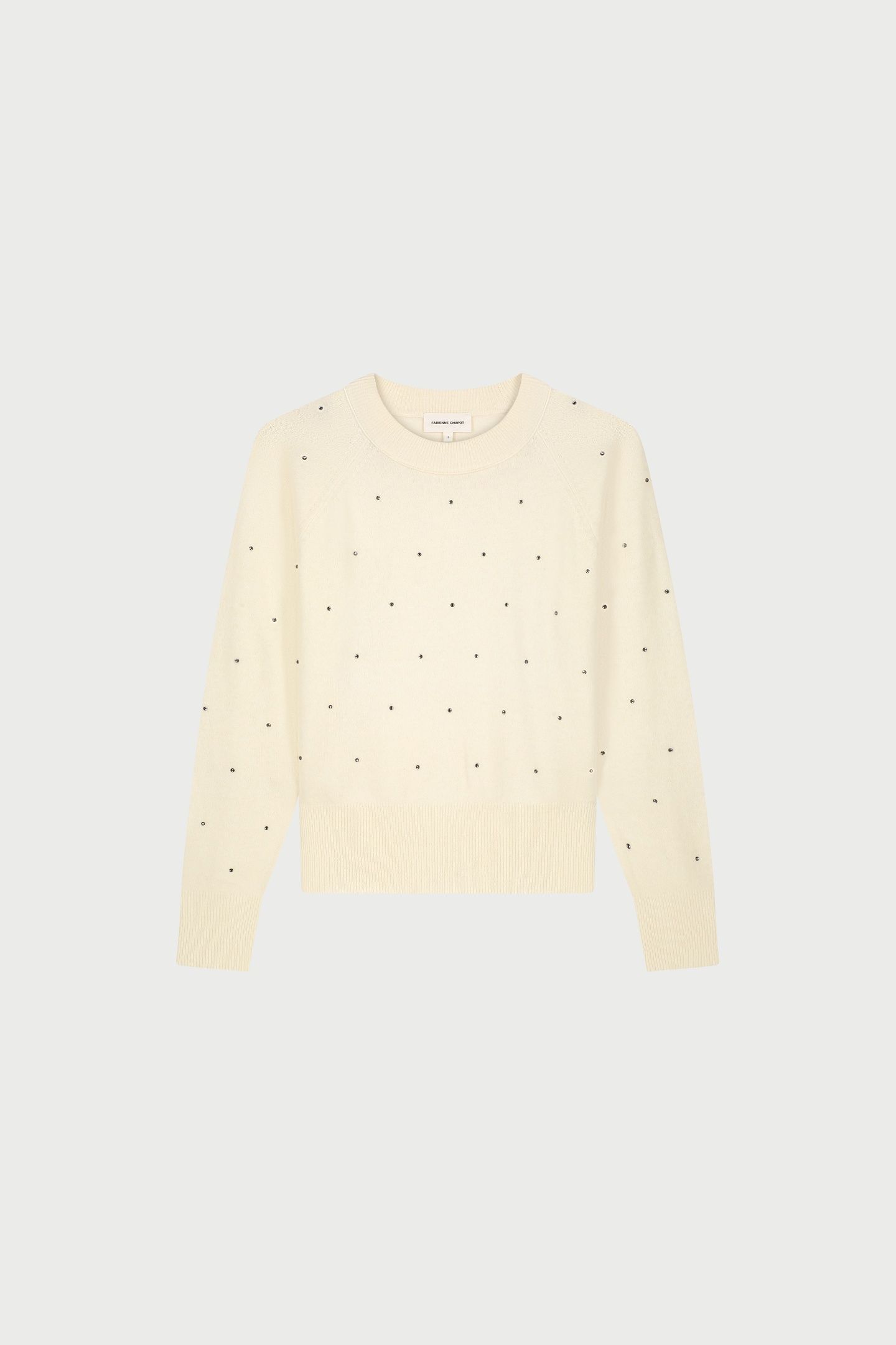 LIDI RHINESTONE PULLOVER COSY WHITE 4