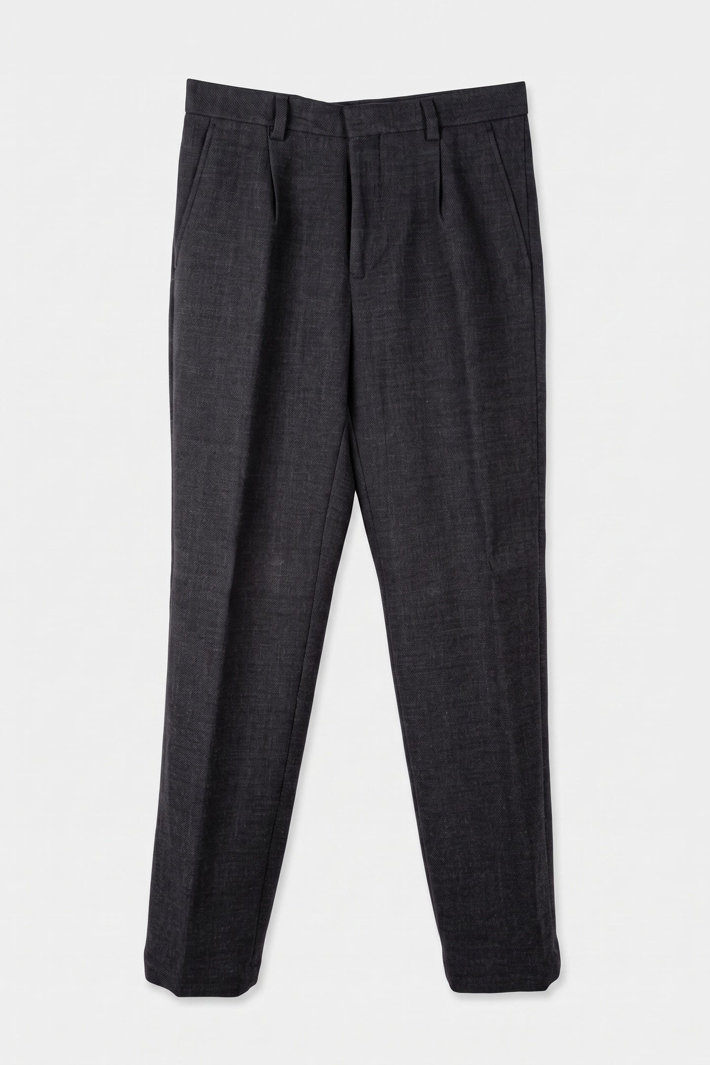 PANTS WITH PLEATS BLACK GREY 3
