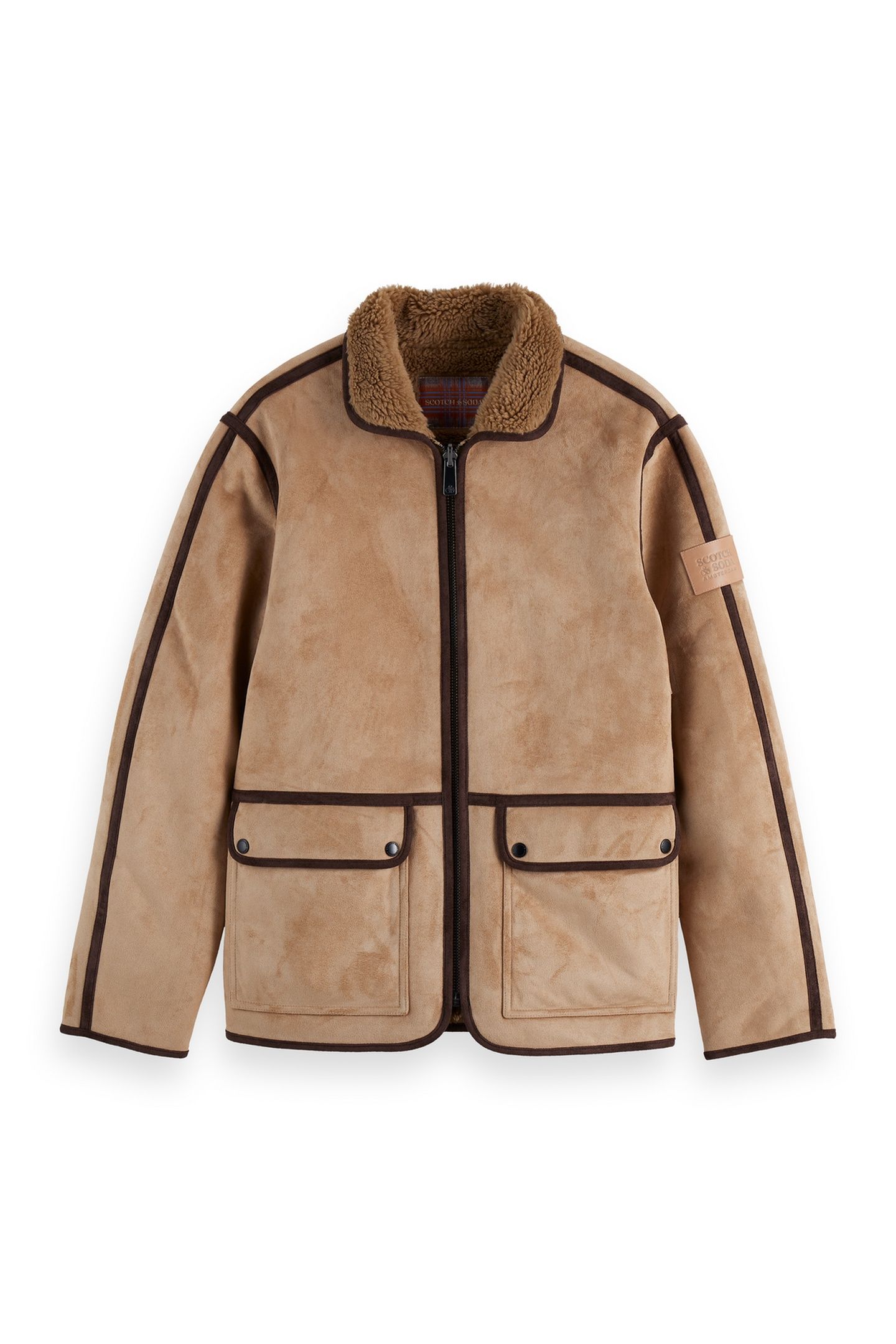 FAUX SHEARLING JACKET TANNIN 4