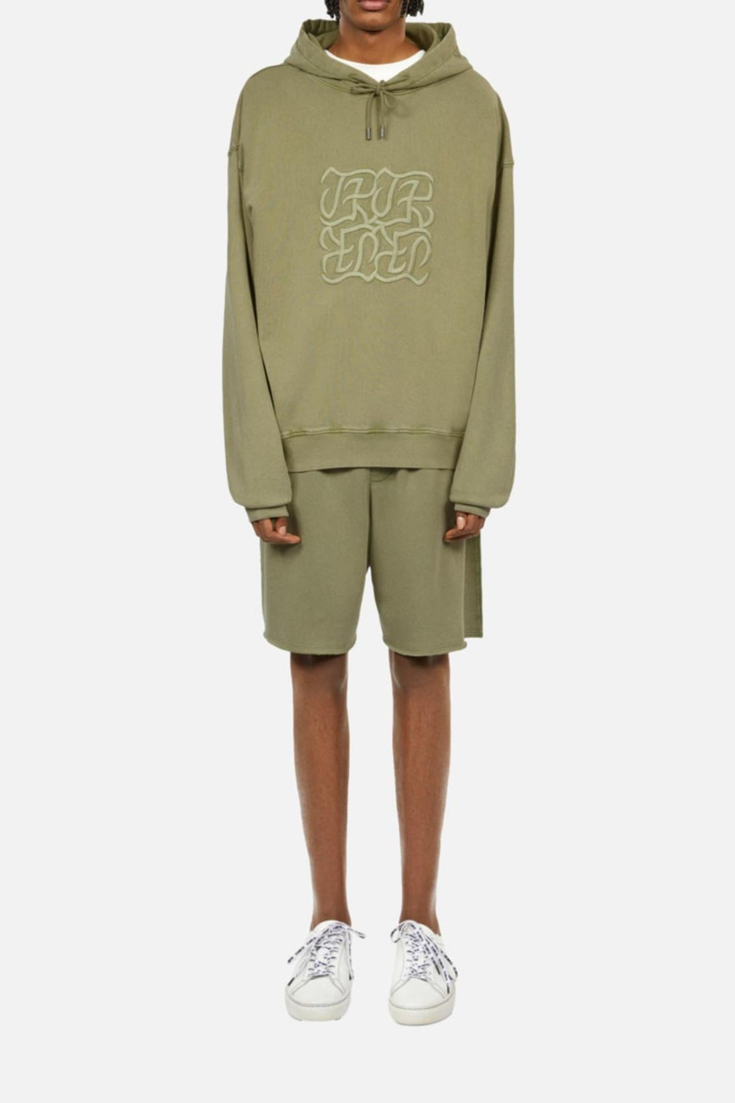 TK ACID EMBROIDERED SWEATSHIRT KAKI GREY 2