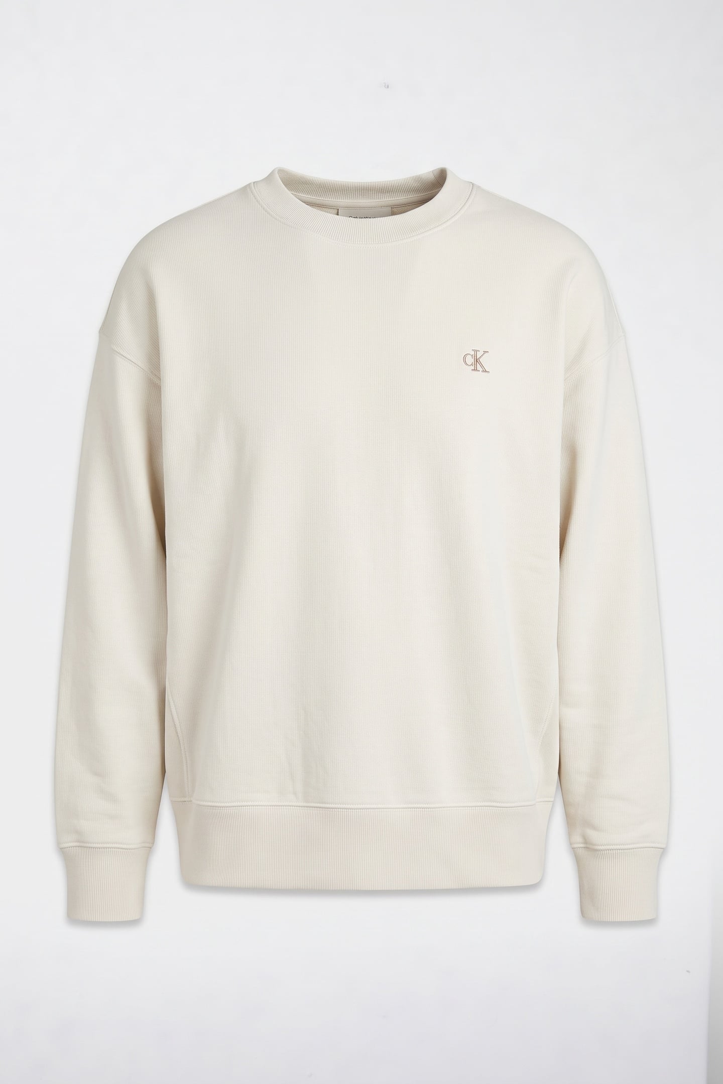 PREMIUM TERRY MONOGRAM PANT CHALK 3