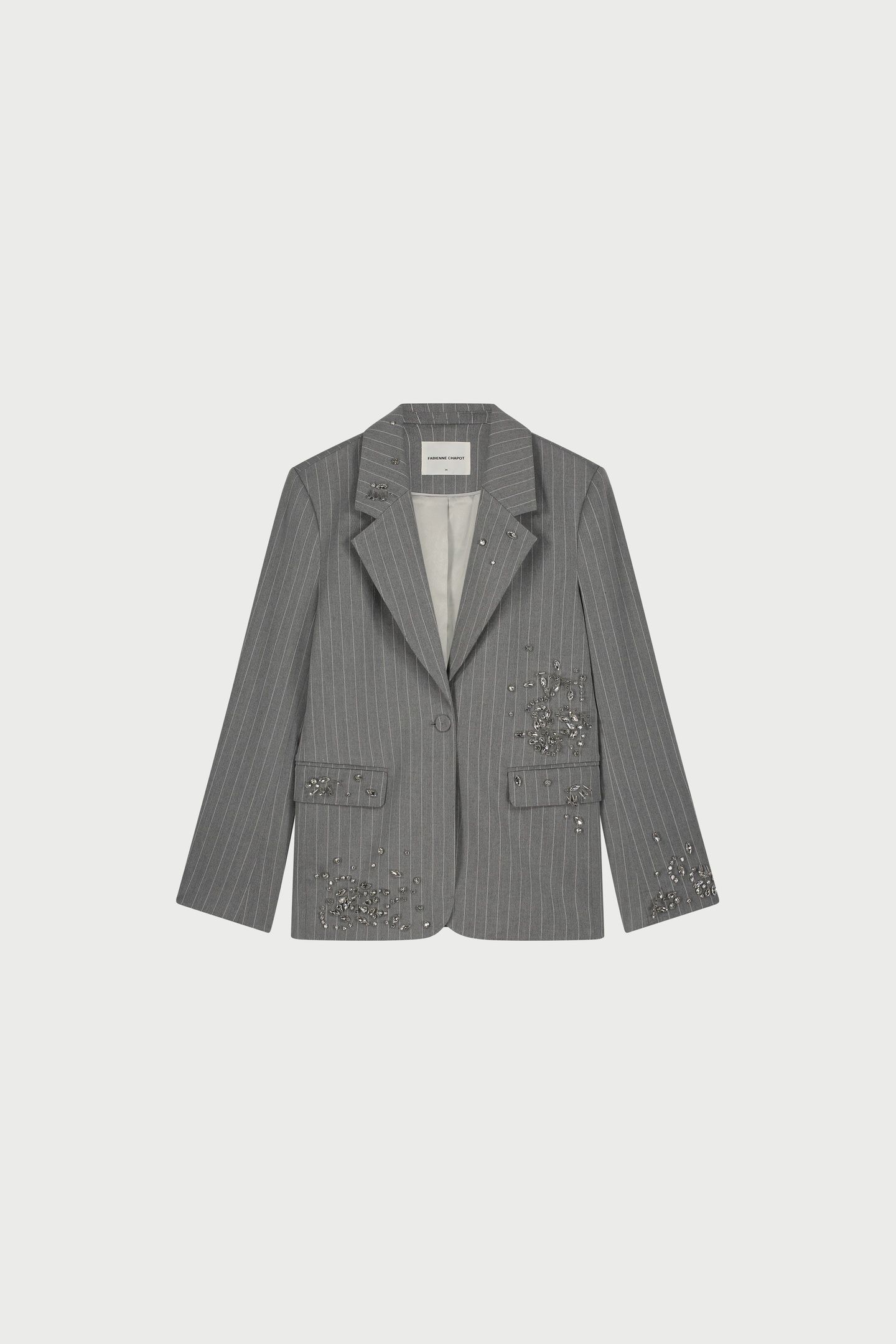 KEATON BLAZER GREY MELANGE 4