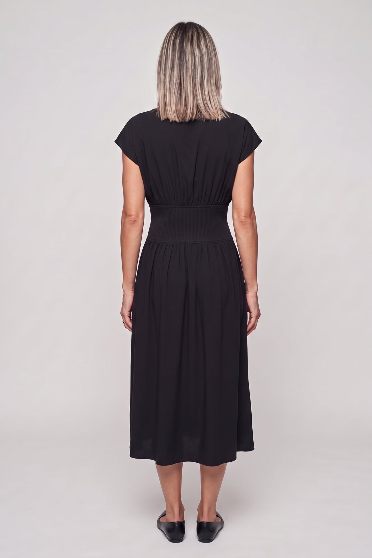 LEJSTA DRY COTTON DRESS BLACK 2