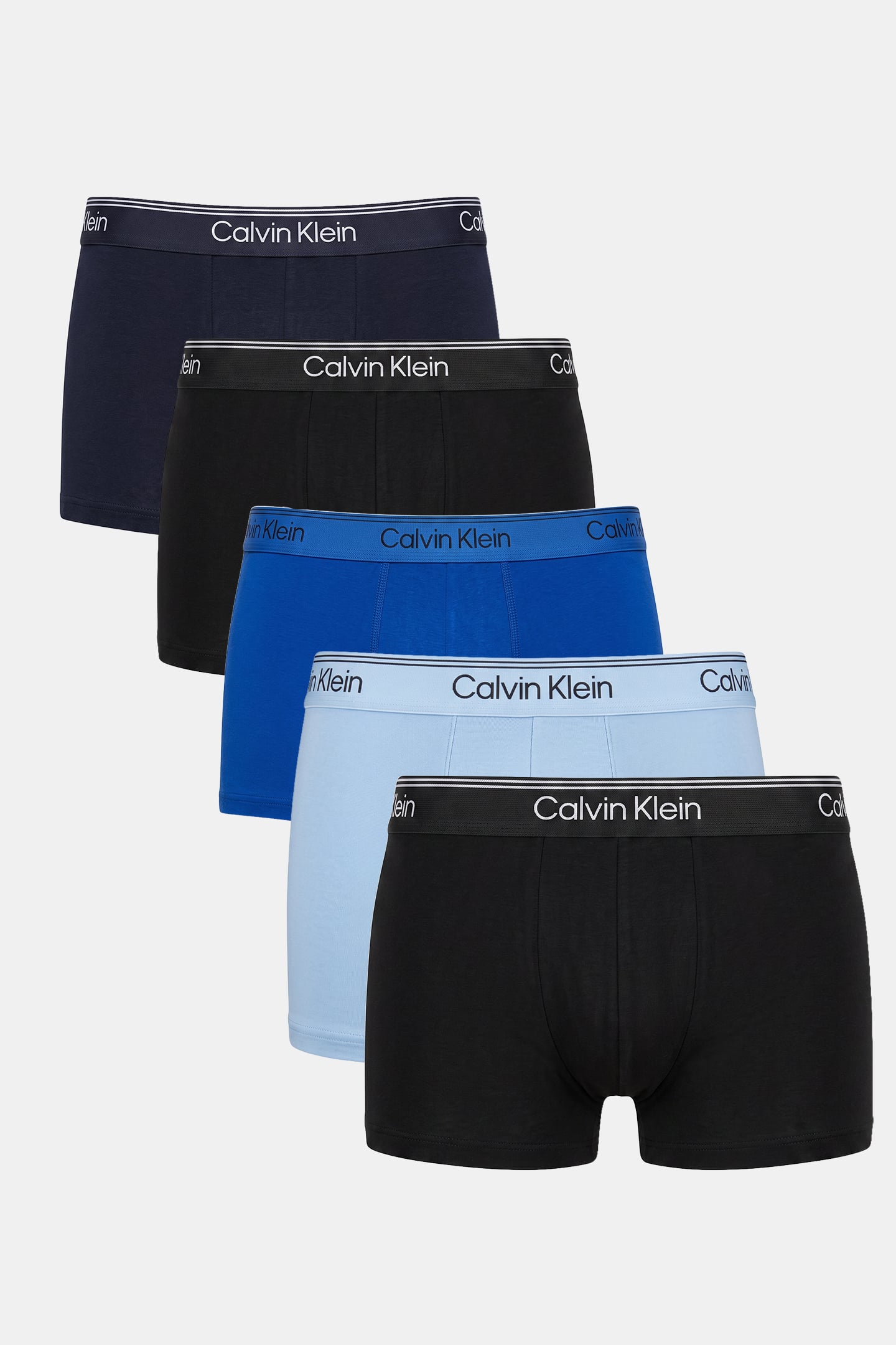 LOW RISE TRUNK 5-PACK BLACK/SHORELINE/ROYALTY/BLUE 2