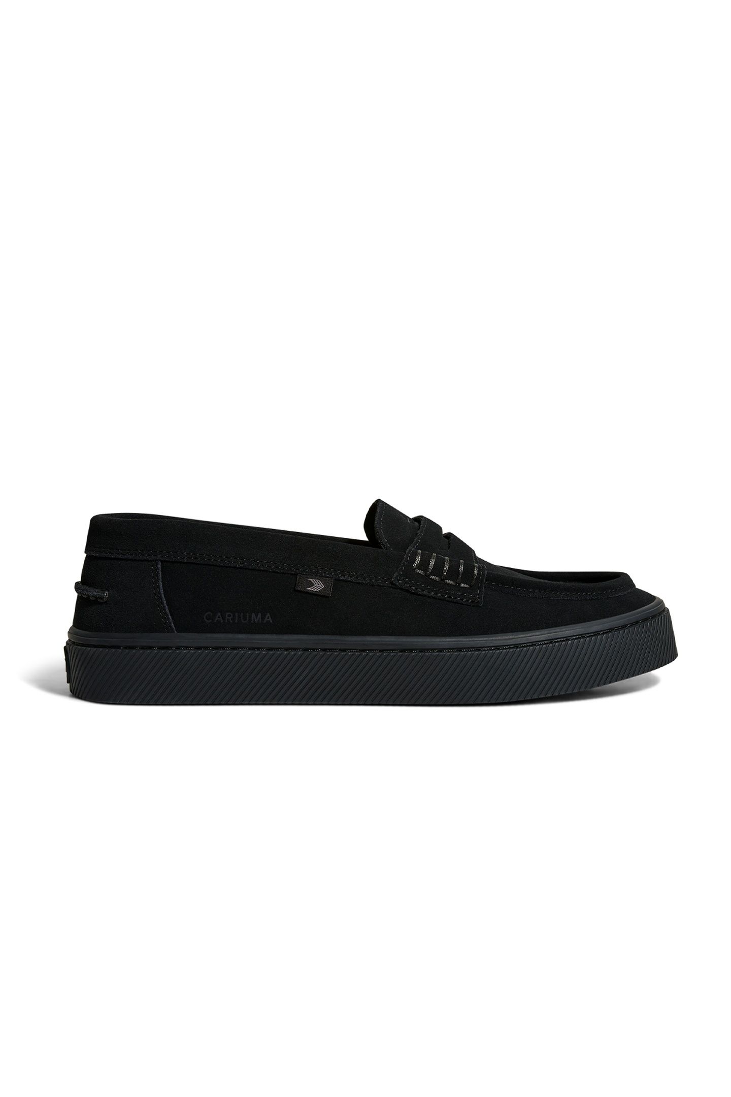 CAJU LOAFER ALL BLACK SUEDE MEN 1