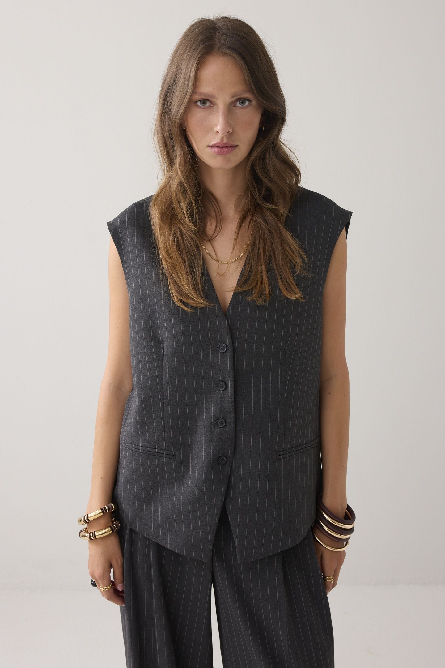 GILET PINSTRIPE ANTHRACITE 3
