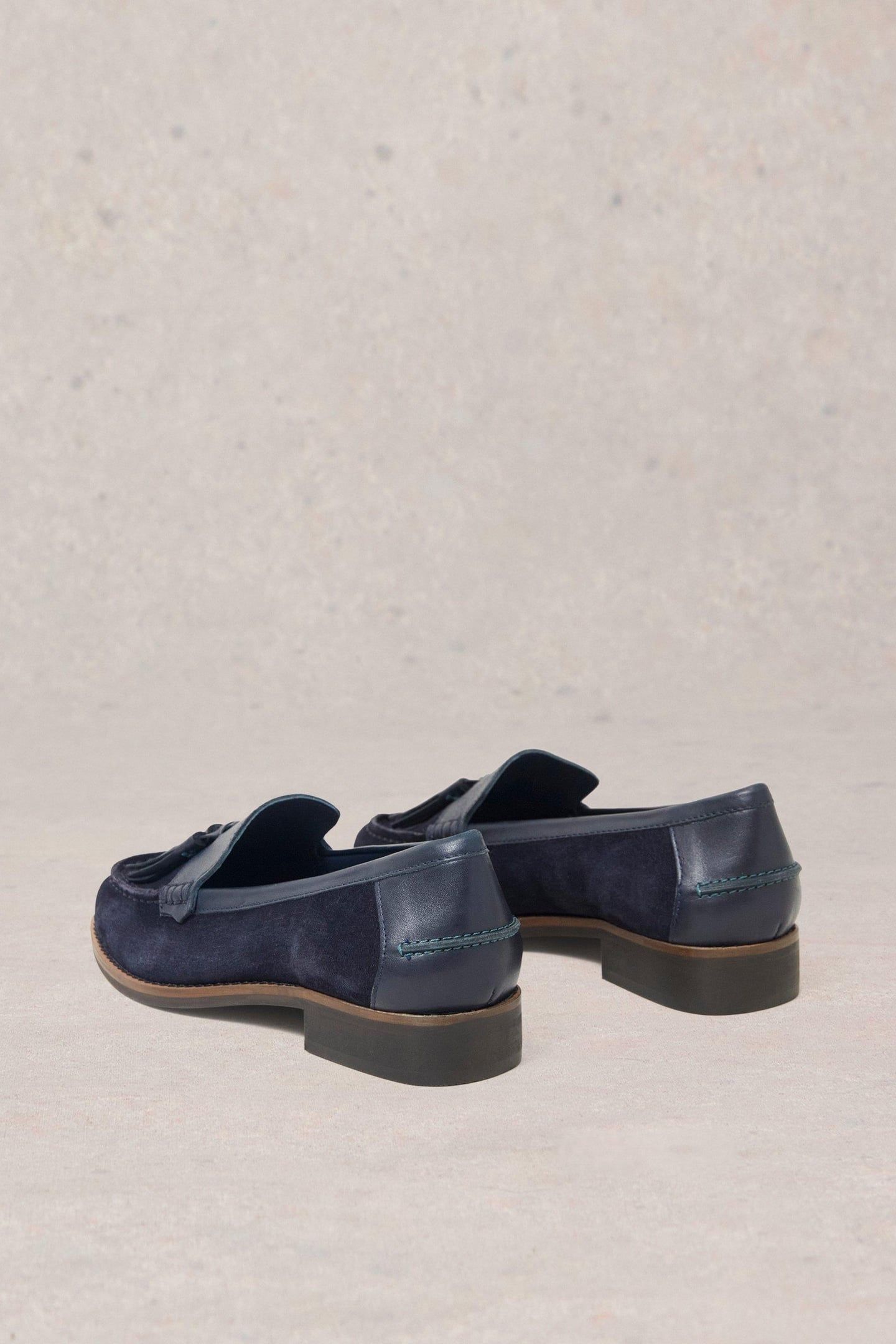 ELBA LEATHER LOAFER DARK NAVY 3
