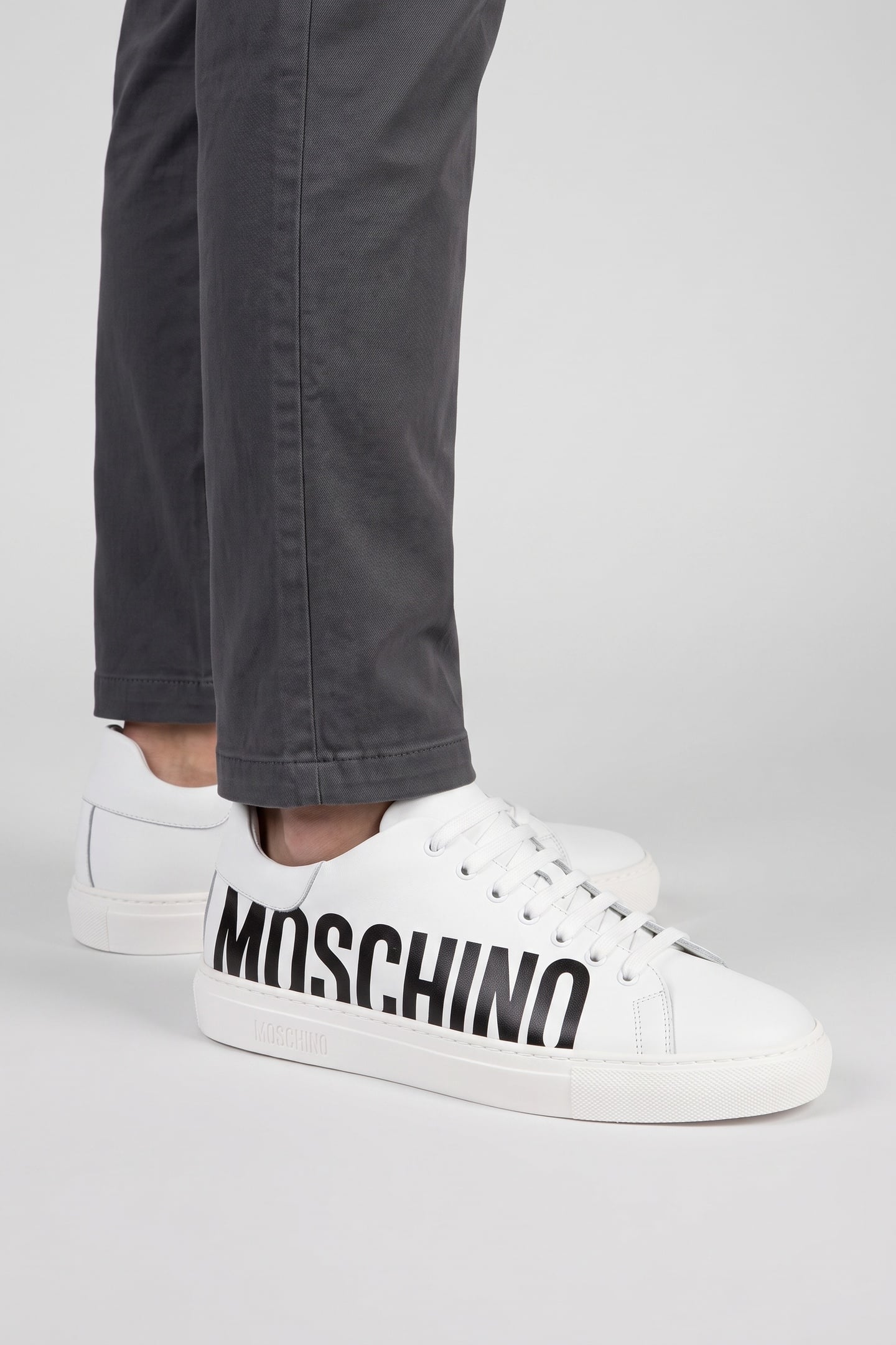 CALFSKIN SNEAKERS WHITE 2
