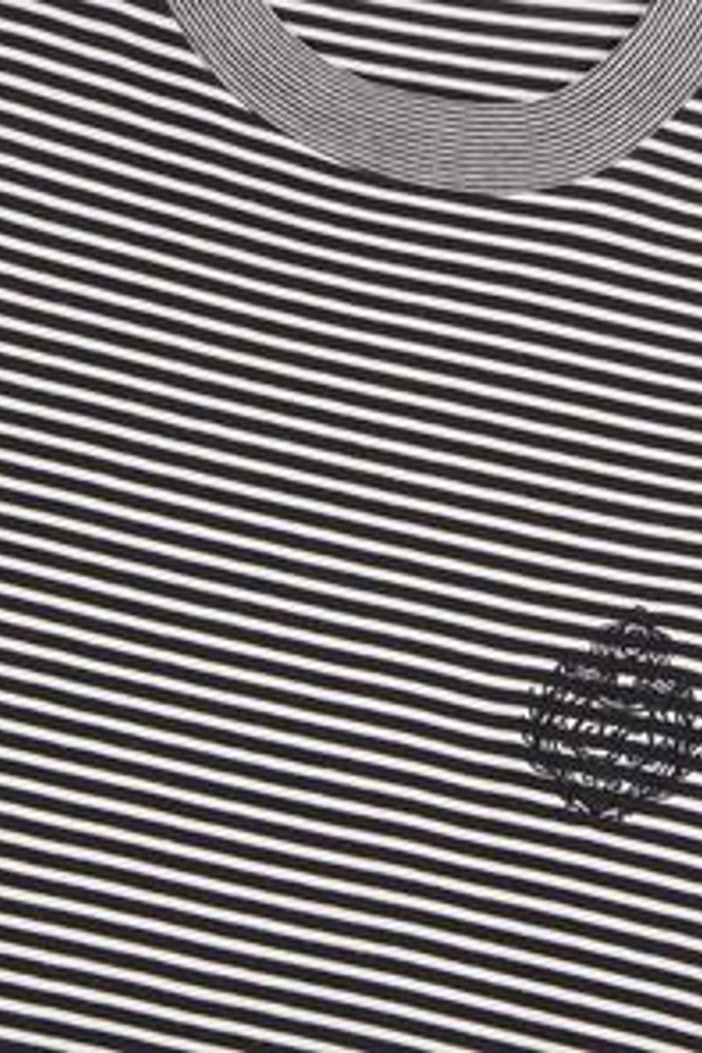 SHORT-SLEEVED STRIPED T-SHIRT WITH PATCH BLACK / WHITE 7